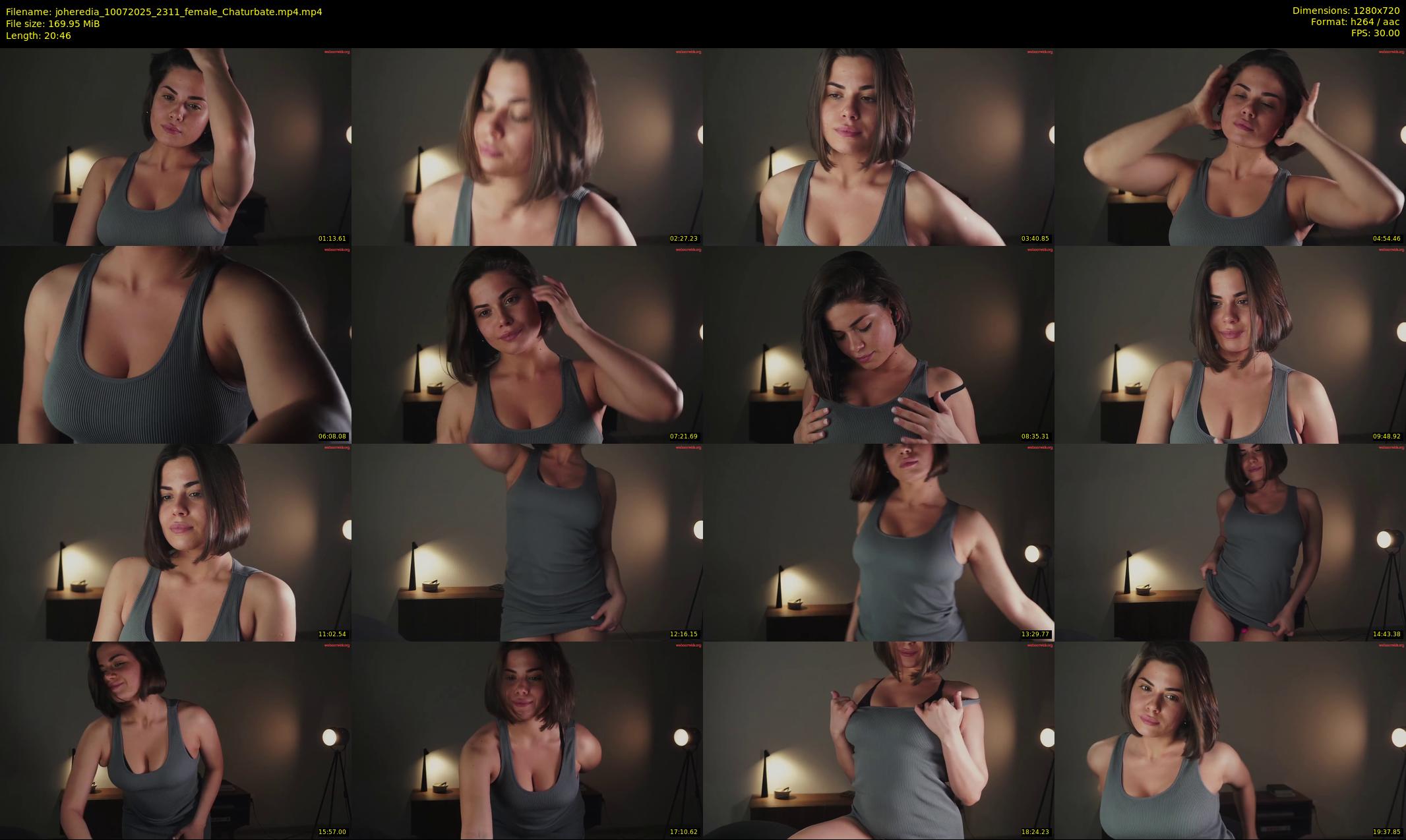 joheredia — 21 minute Chaturbate female cam show recording, 720p, Jul 10, 2025