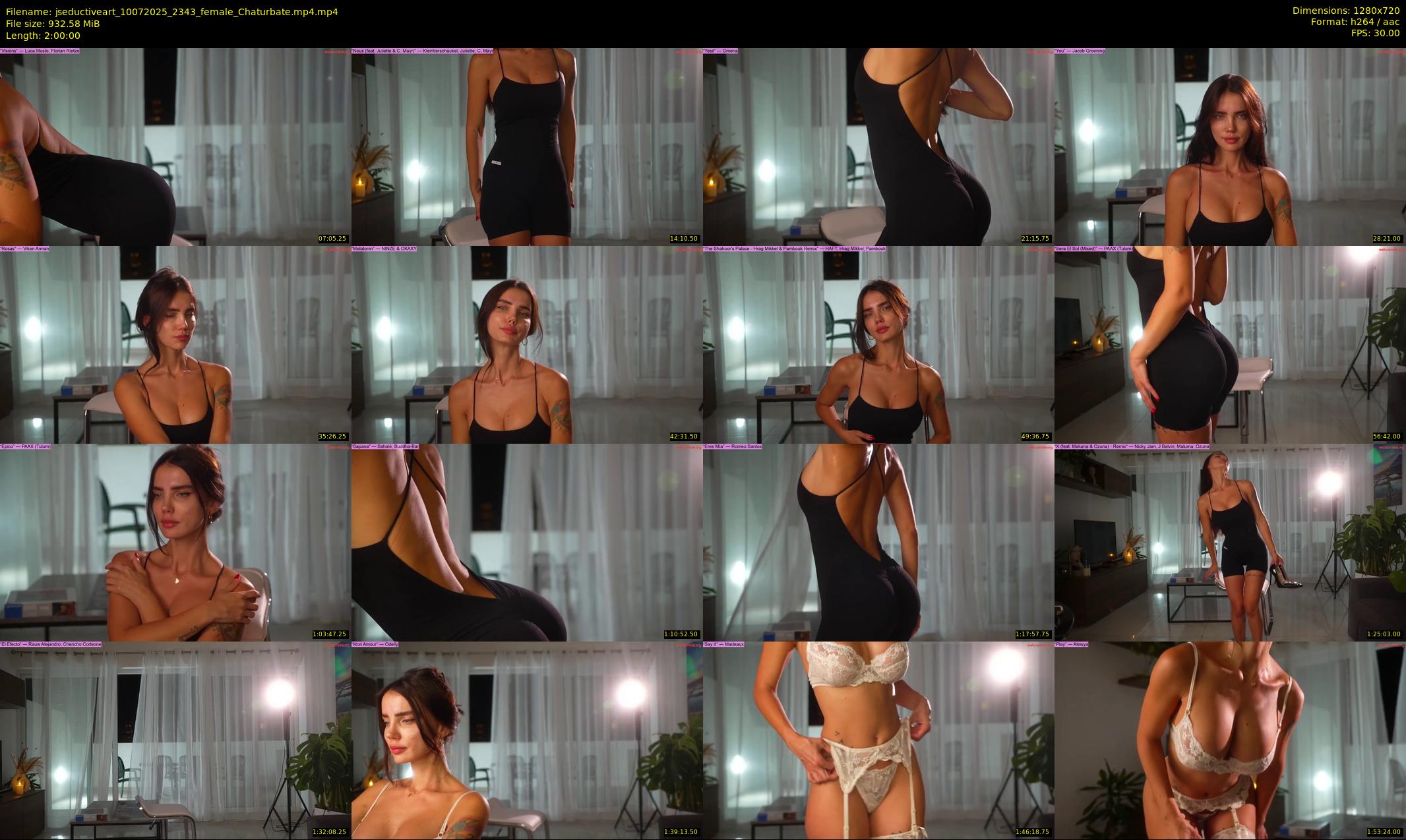 jseductiveart — 120 minute Chaturbate female cam show recording, 720p, Jul 10, 2025