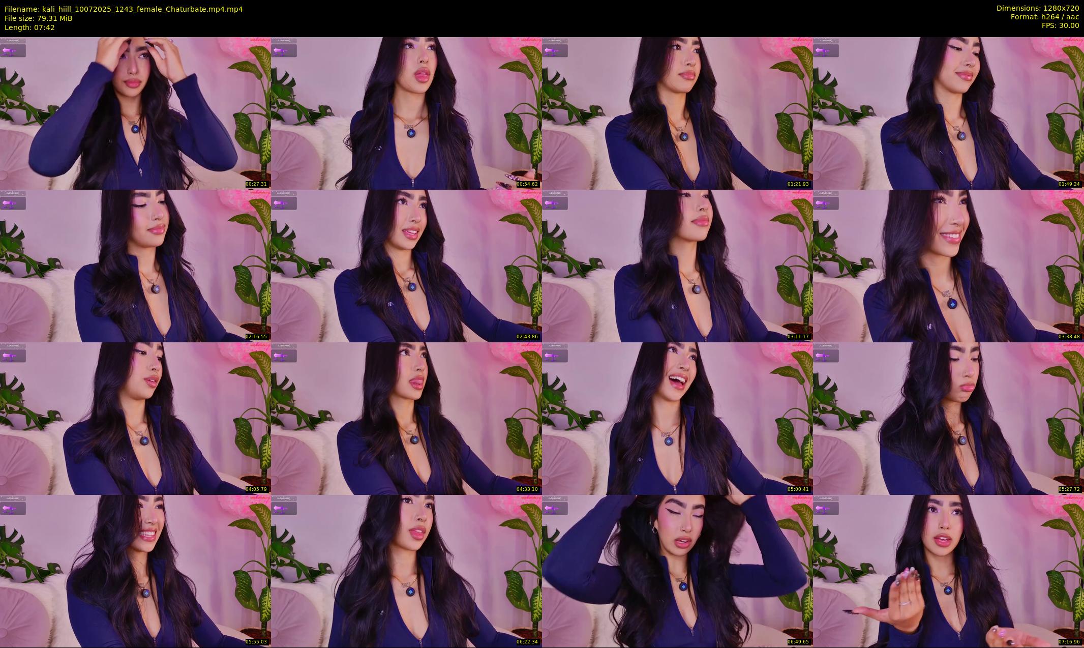 kali_hiill — 8 minute Chaturbate female cam show recording, 720p, Jul 10, 2025