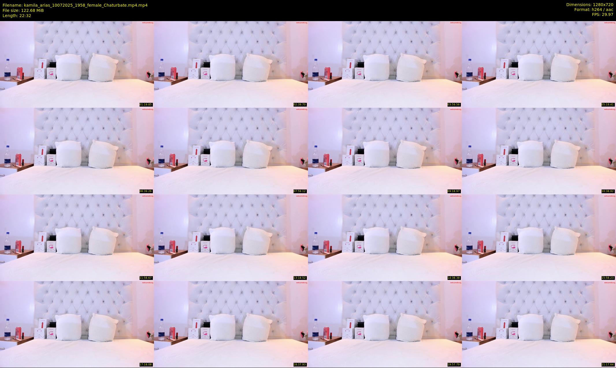 kamila_arias — 23 minute Chaturbate female cam show recording, 720p, Jul 10, 2025