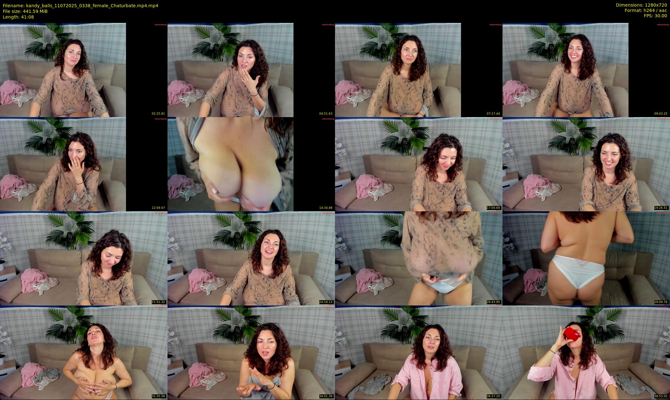 kandy_balls — 42 minute Chaturbate female cam show recording, 720p, Jul 11, 2025
