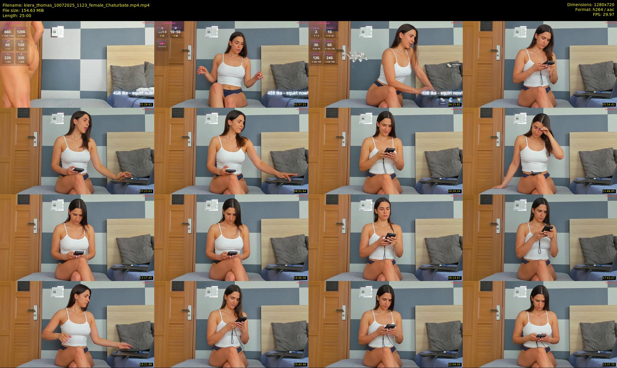 kiera_thomas — 25 minute Chaturbate couple cam show recording, 720p, Jul 10, 2025