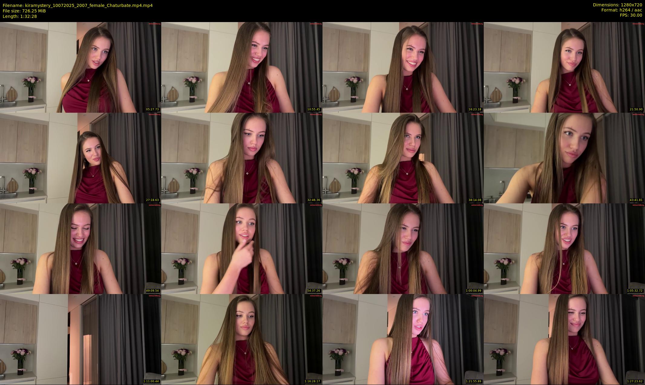 kiramystery — 93 minute Chaturbate female cam show recording, 720p, Jul 10, 2025