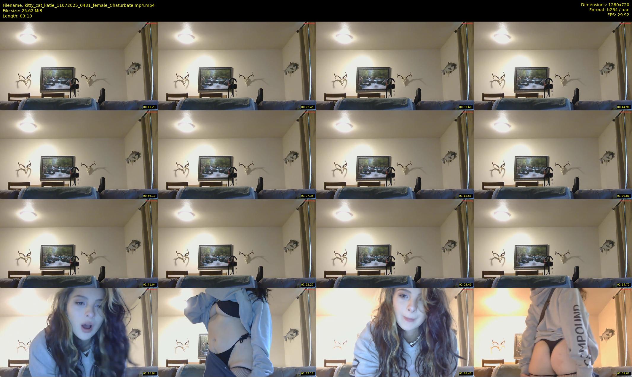 kitty_cat_katie — 4 minute Chaturbate female cam show recording, 720p, Jul 11, 2025