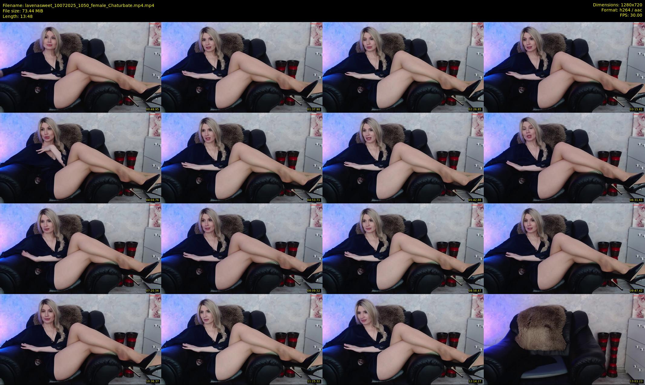 lavenasweet — 14 minute Chaturbate female cam show recording, 720p, Jul 10, 2025