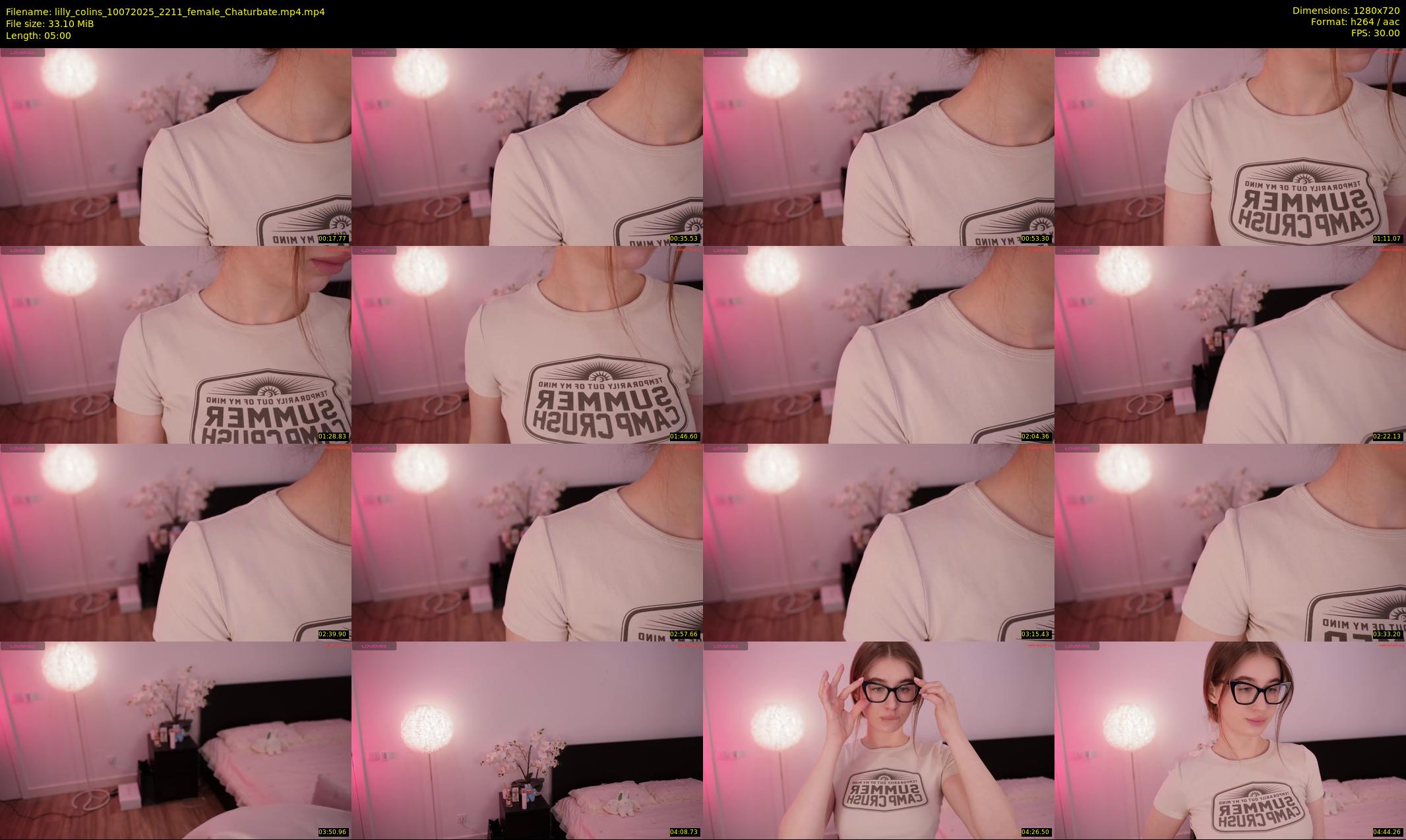 lilly_colins — 5 minute Chaturbate female cam show recording, 720p, Jul 10, 2025