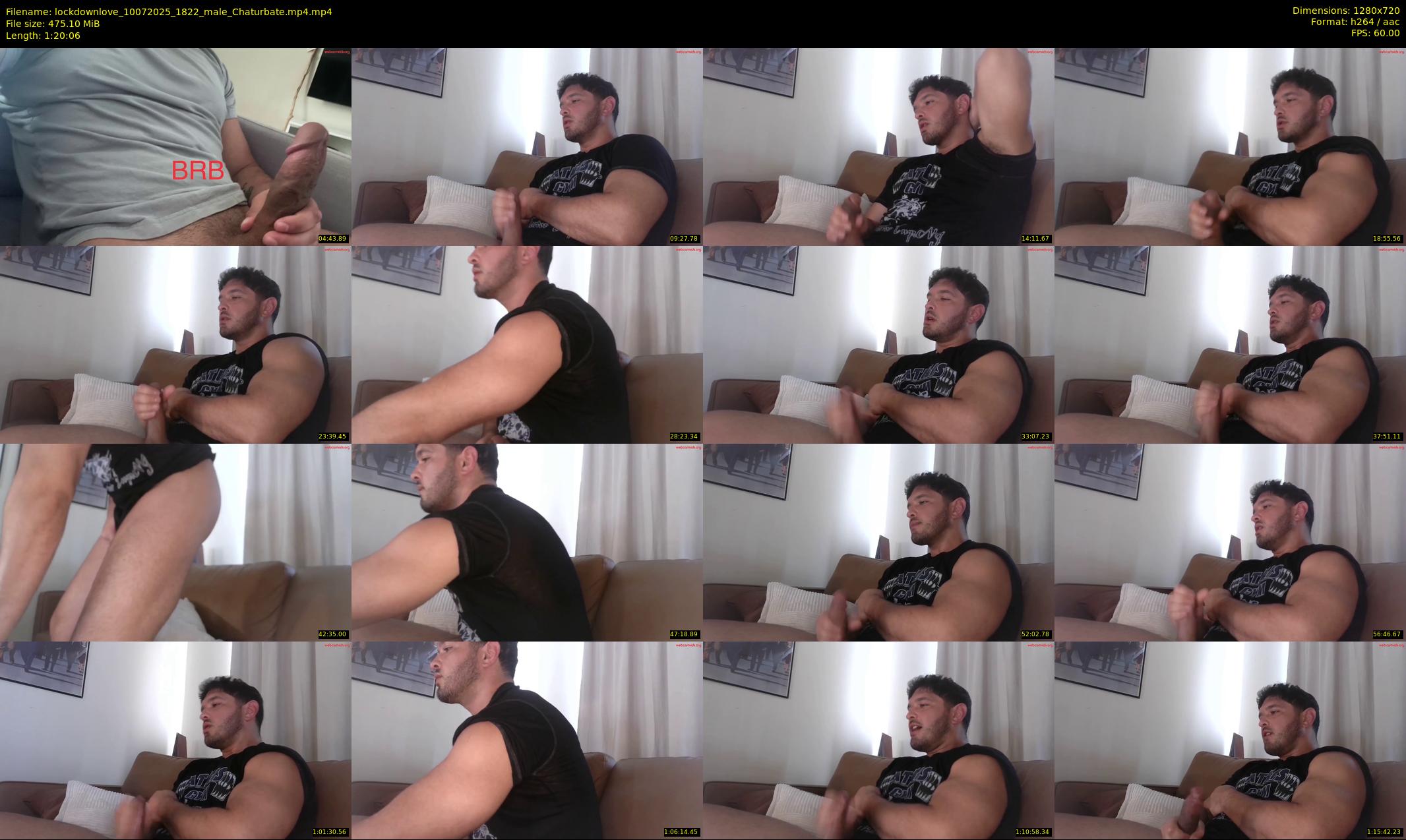 lockdownlove — 81 minute Chaturbate male cam show recording, 720p, Jul 10, 2025