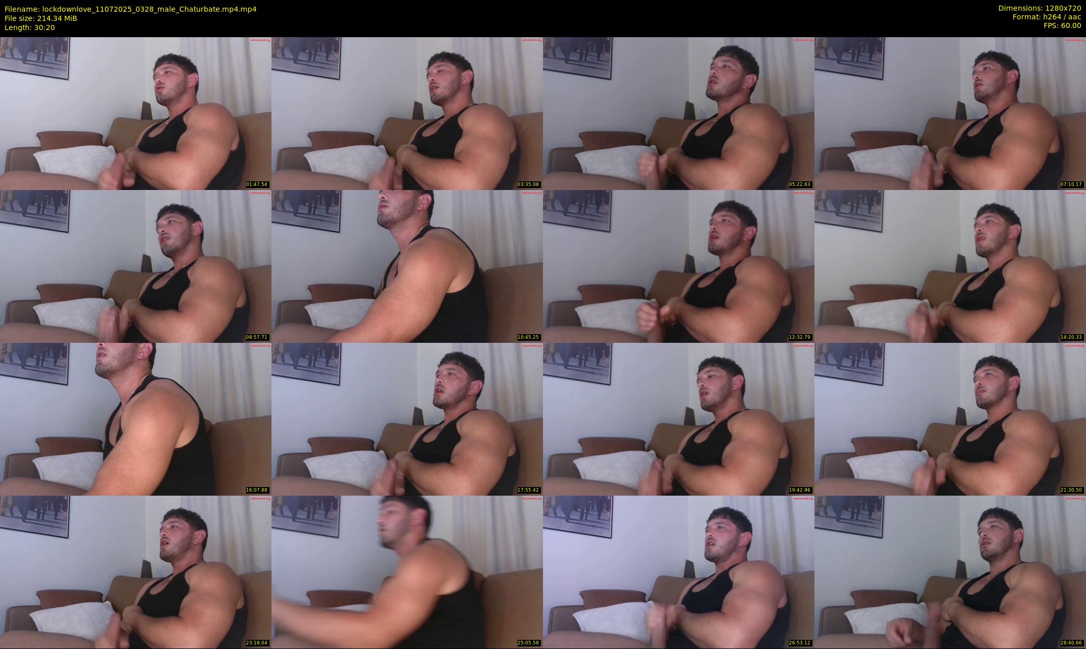 lockdownlove — 31 minute Chaturbate male cam show recording, 720p, Jul 11, 2025