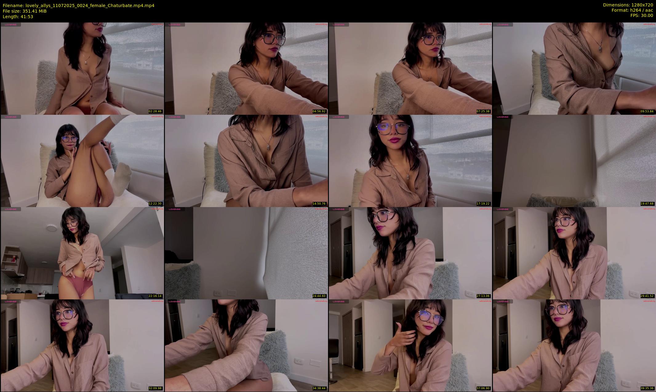 lovely_allys — 42 minute Chaturbate female cam show recording, 720p, Jul 11, 2025