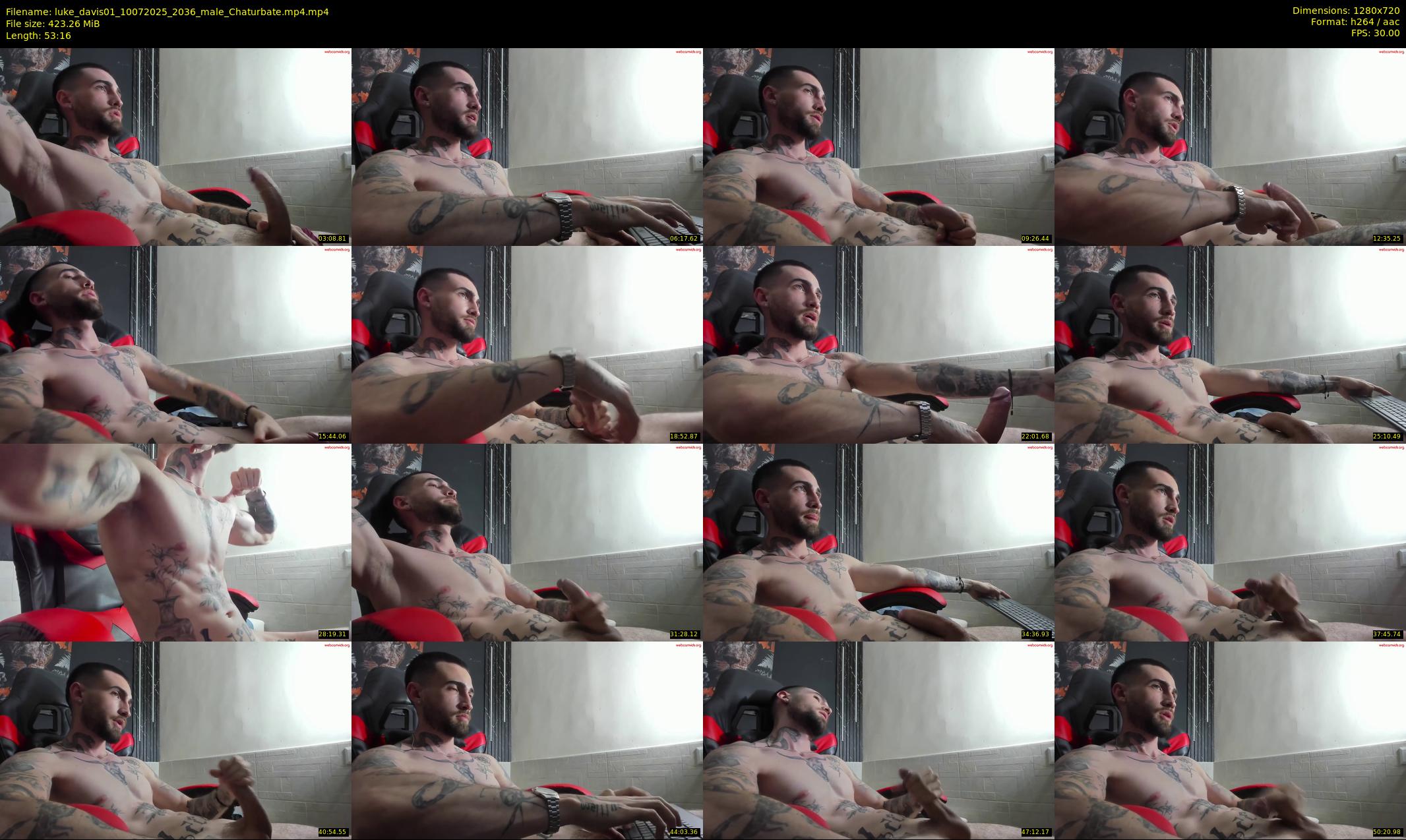 luke_davis01 — 54 minute Chaturbate male cam show recording, 720p, Jul 10, 2025
