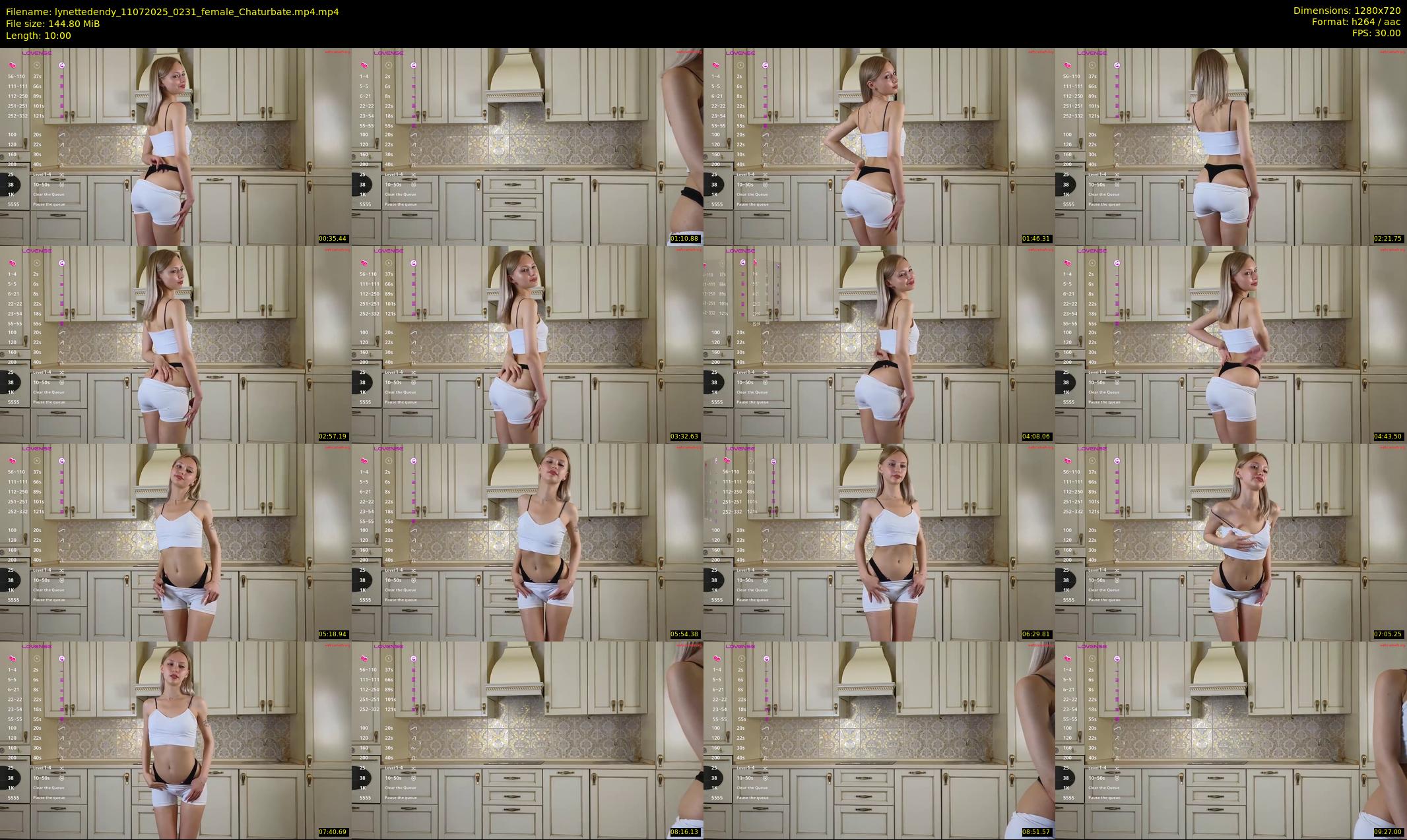 lynettedendy — 10 minute Chaturbate female cam show recording, 720p, Jul 11, 2025
