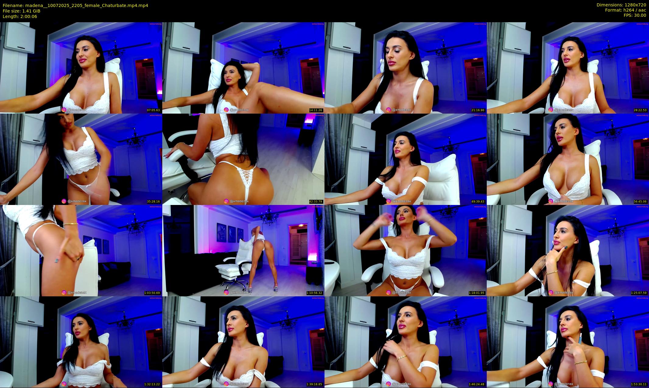 madena_ — 121 minute Chaturbate female cam show recording, 720p, Jul 10, 2025