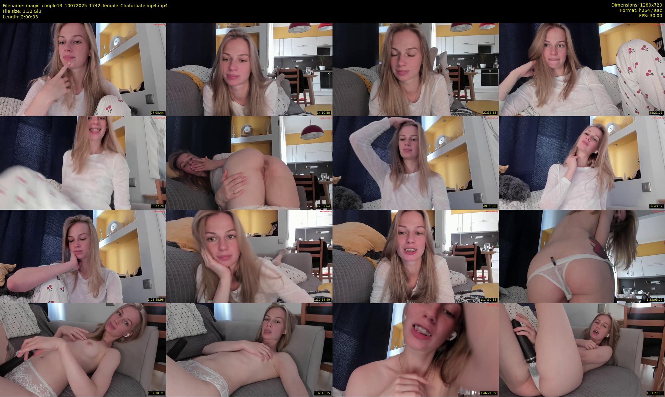 magic_couple13 — 121 minute Chaturbate couple cam show recording, 720p, Jul 10, 2025