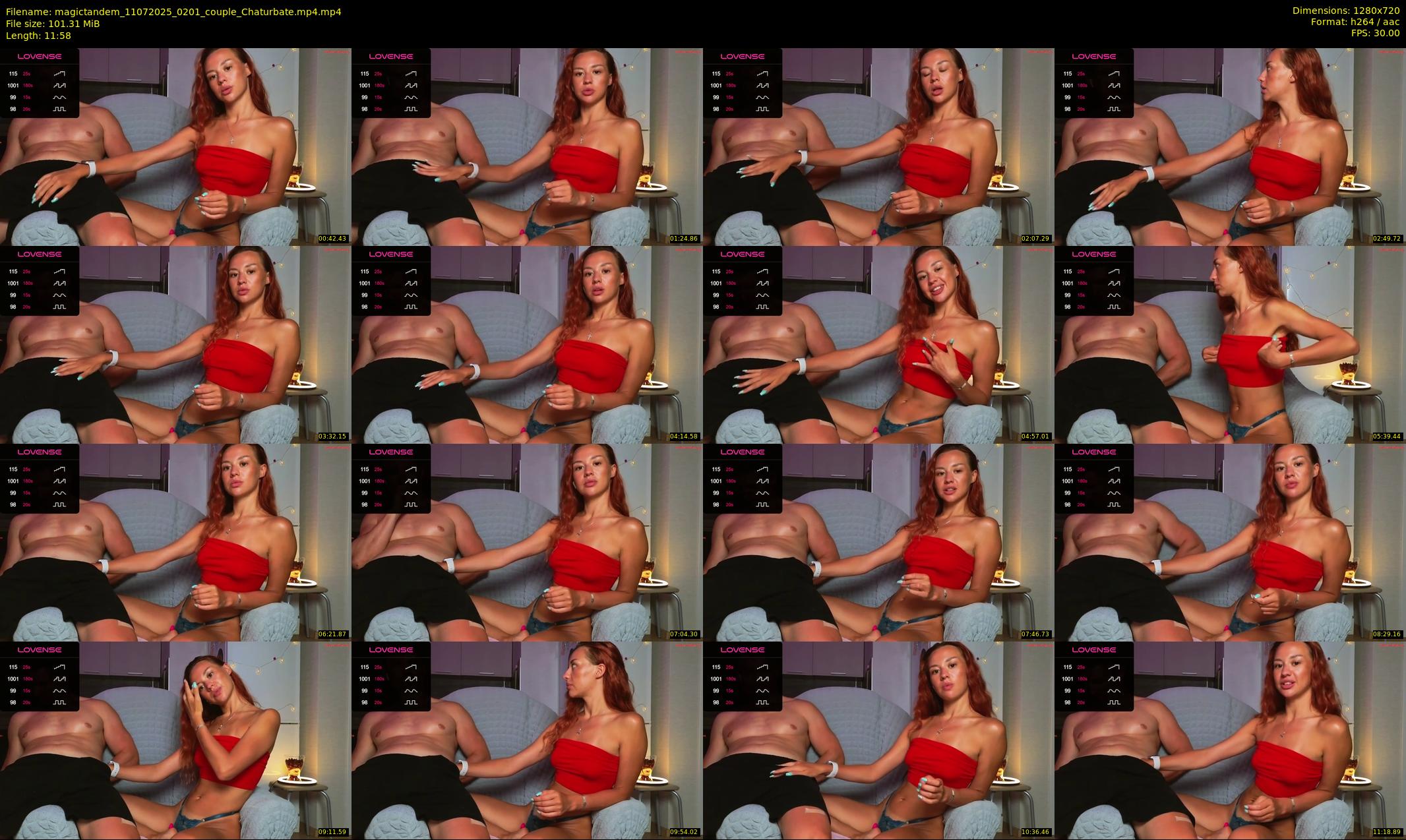 magictandem — 12 minute Chaturbate couple cam show recording, 720p, Jul 11, 2025
