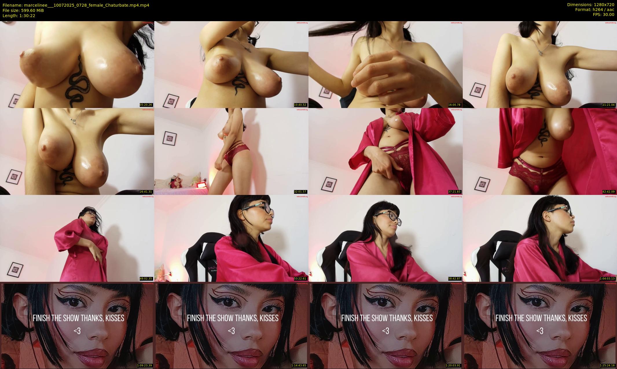 marcelinee__ — 91 minute Chaturbate female cam show recording, 720p, Jul 10, 2025