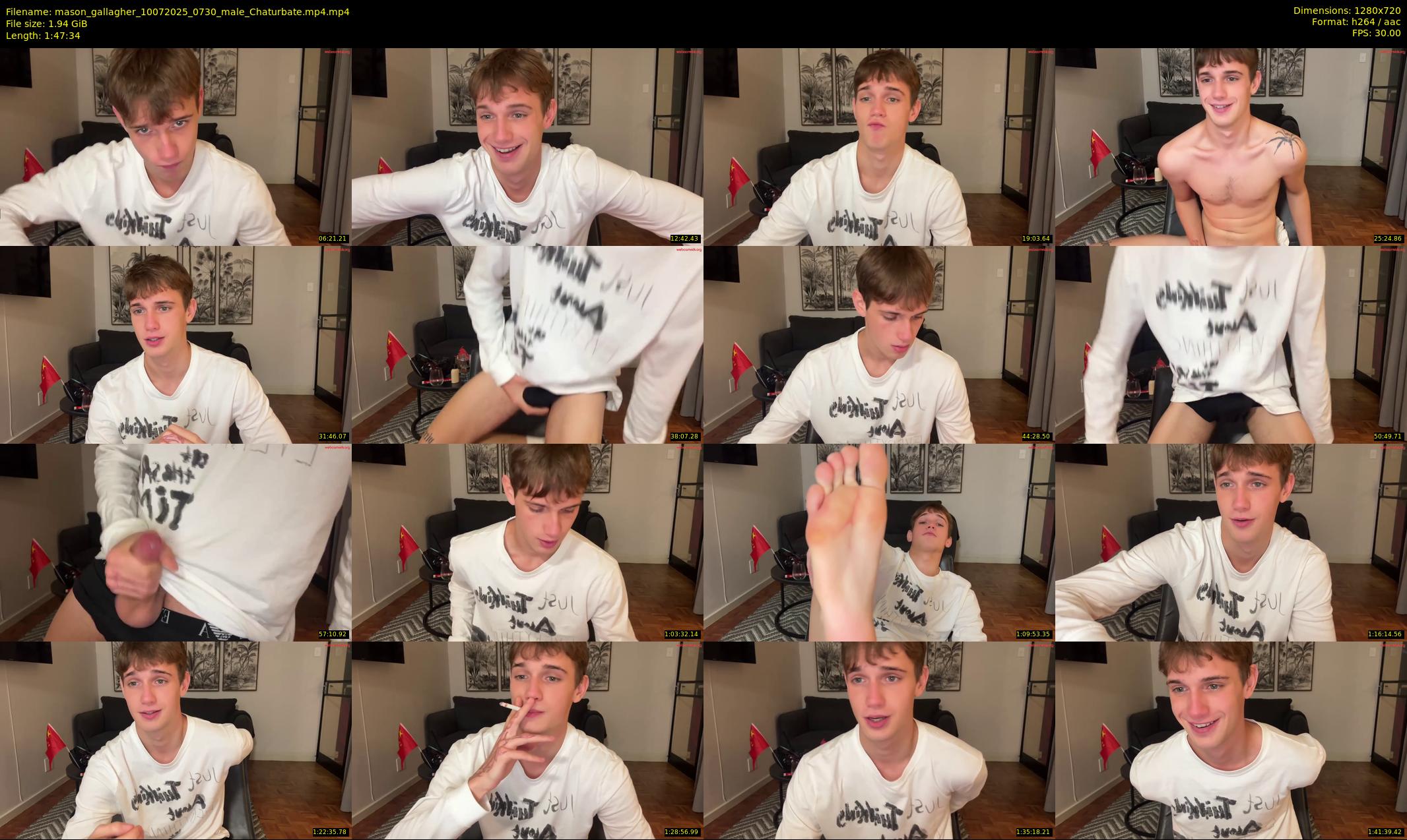 mason_gallagher — 108 minute Chaturbate male cam show recording, 720p, Jul 10, 2025