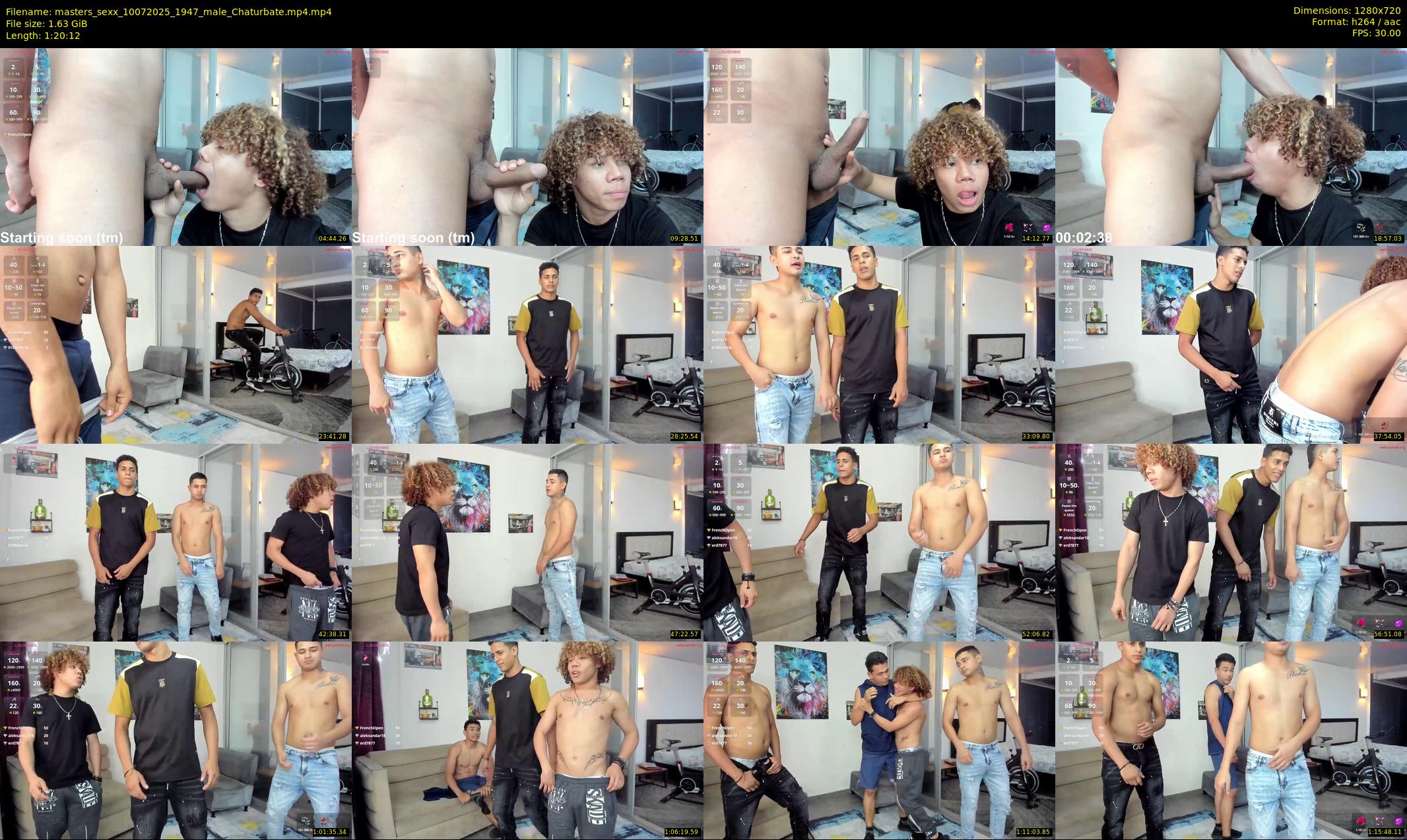 masters_sexx — 81 minute Chaturbate male cam show recording, 720p, Jul 10, 2025
