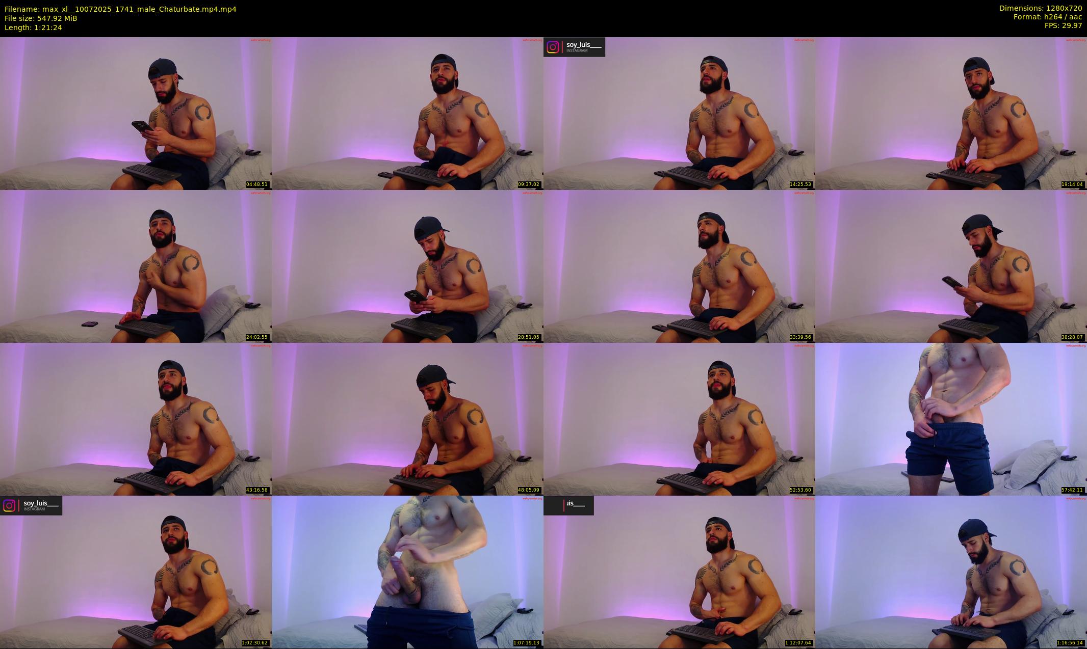 max_xl_ — 82 minute Chaturbate male cam show recording, 720p, Jul 10, 2025