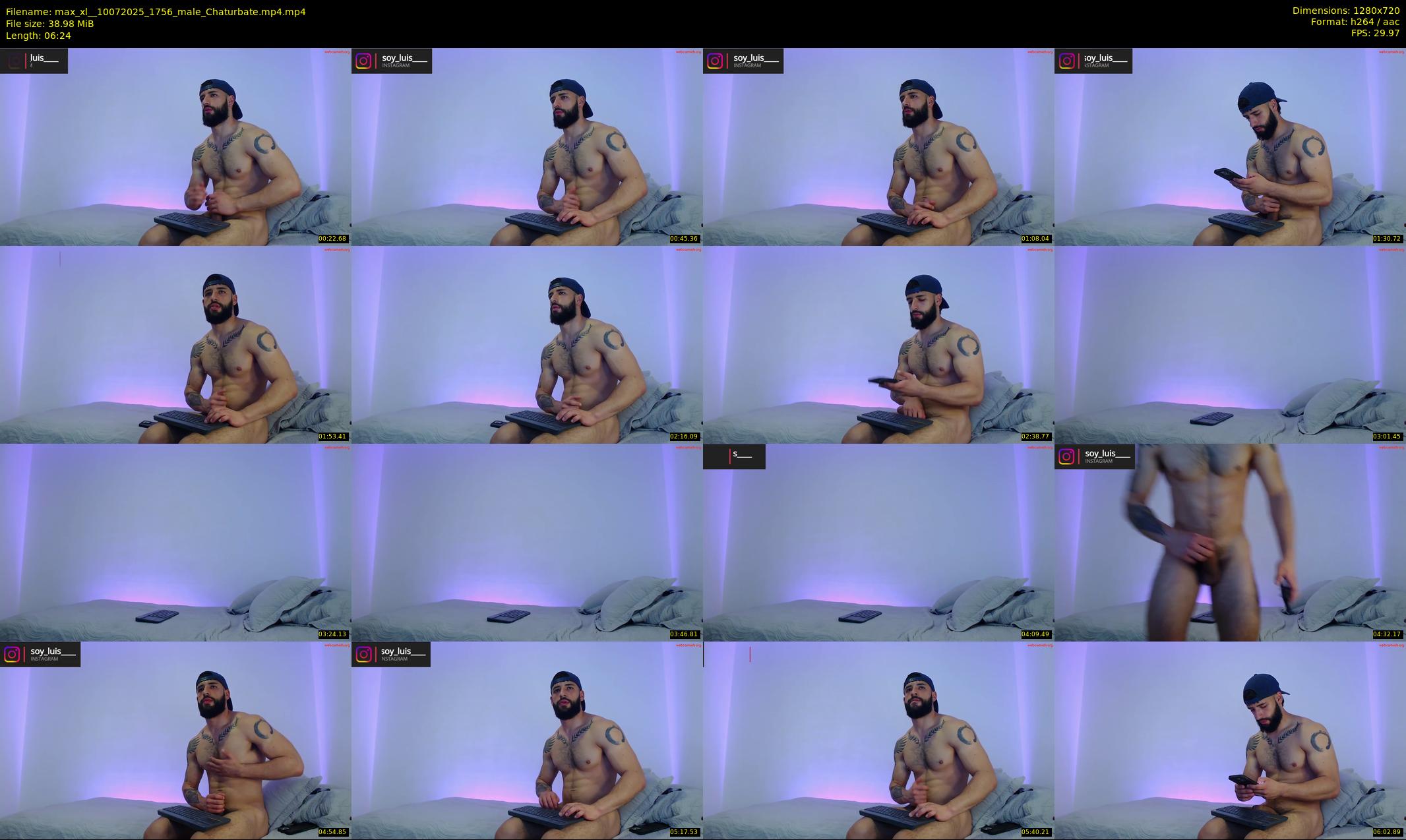 max_xl_ — 7 minute Chaturbate male cam show recording, 720p, Jul 10, 2025