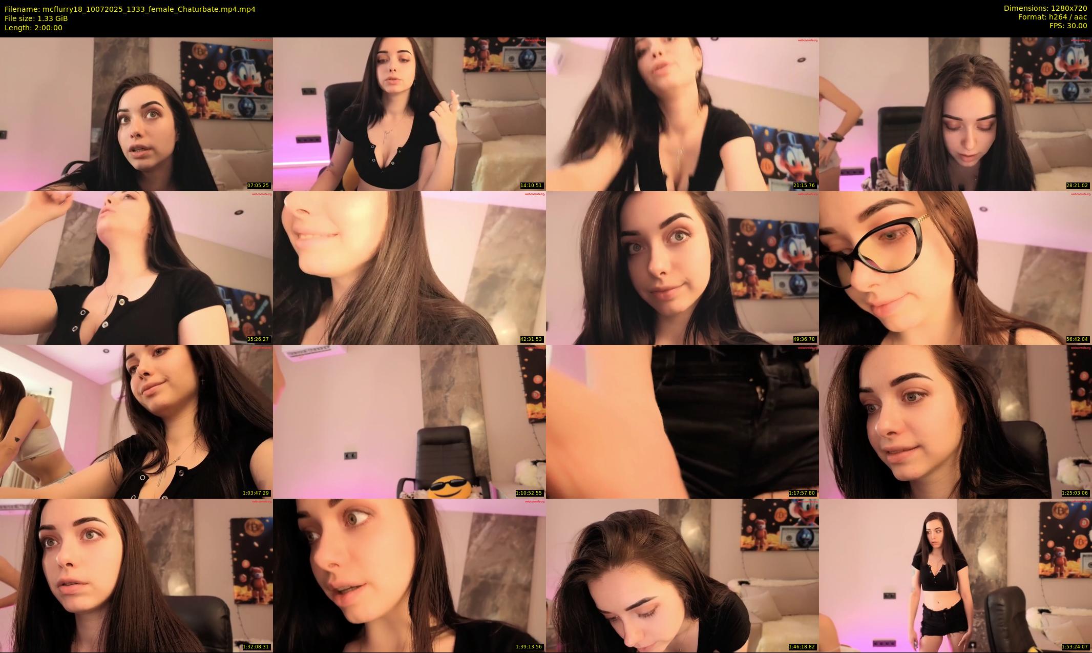 mcflurry18 — 120 minute Chaturbate female cam show recording, 720p, Jul 10, 2025