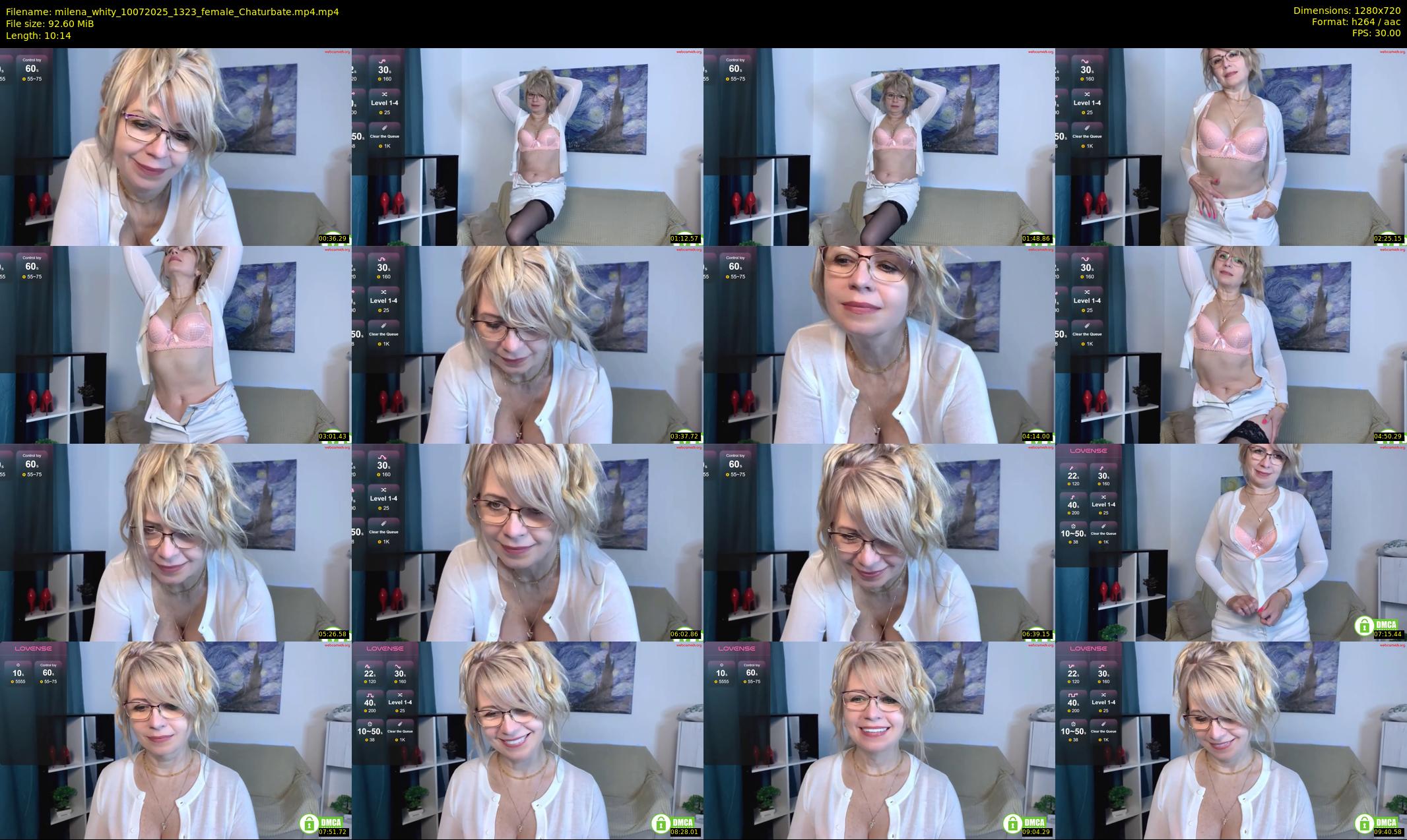 milena_whity — 11 minute Chaturbate female cam show recording, 720p, Jul 10, 2025