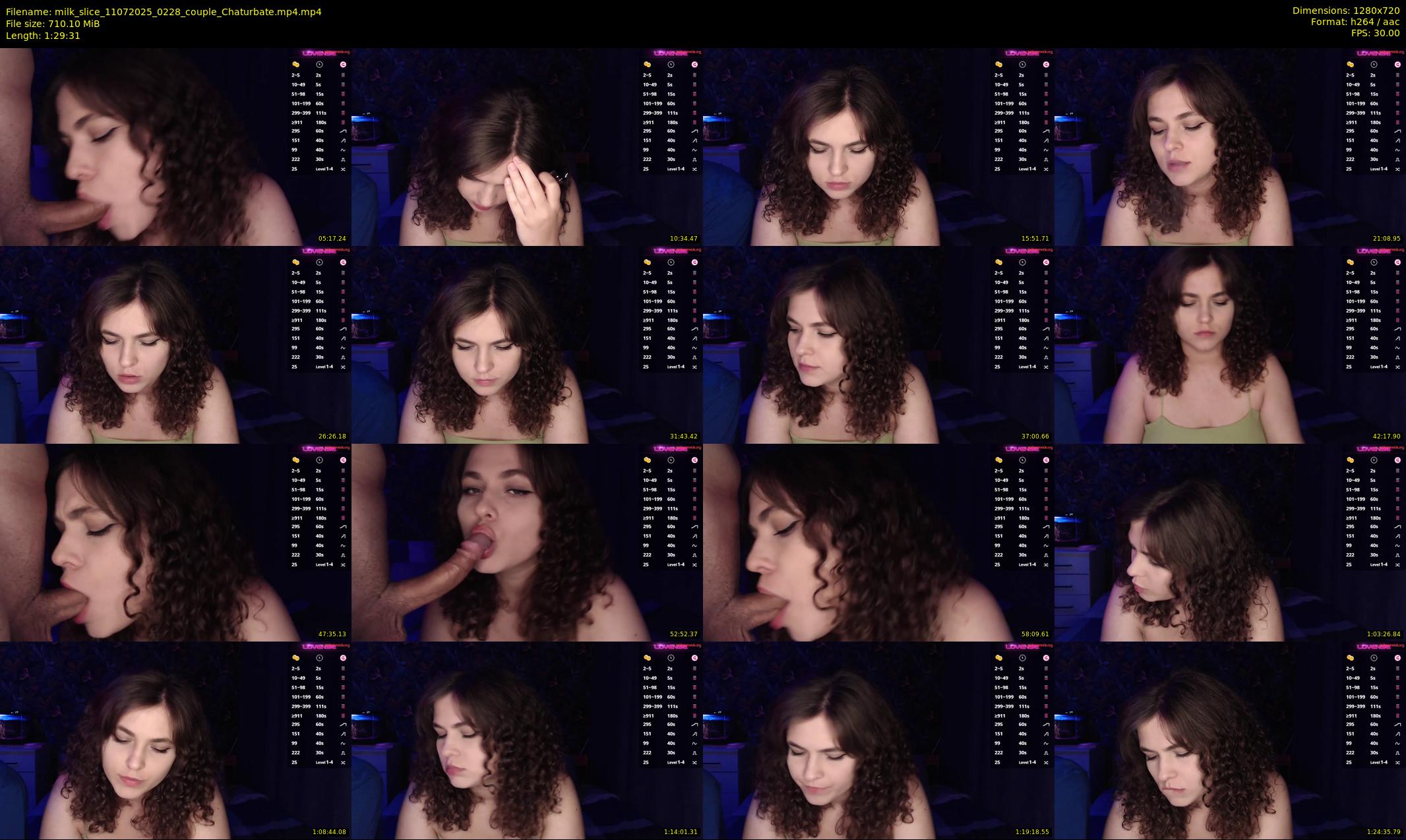 milk_slice — 90 minute Chaturbate couple cam show recording, 720p, Jul 11, 2025