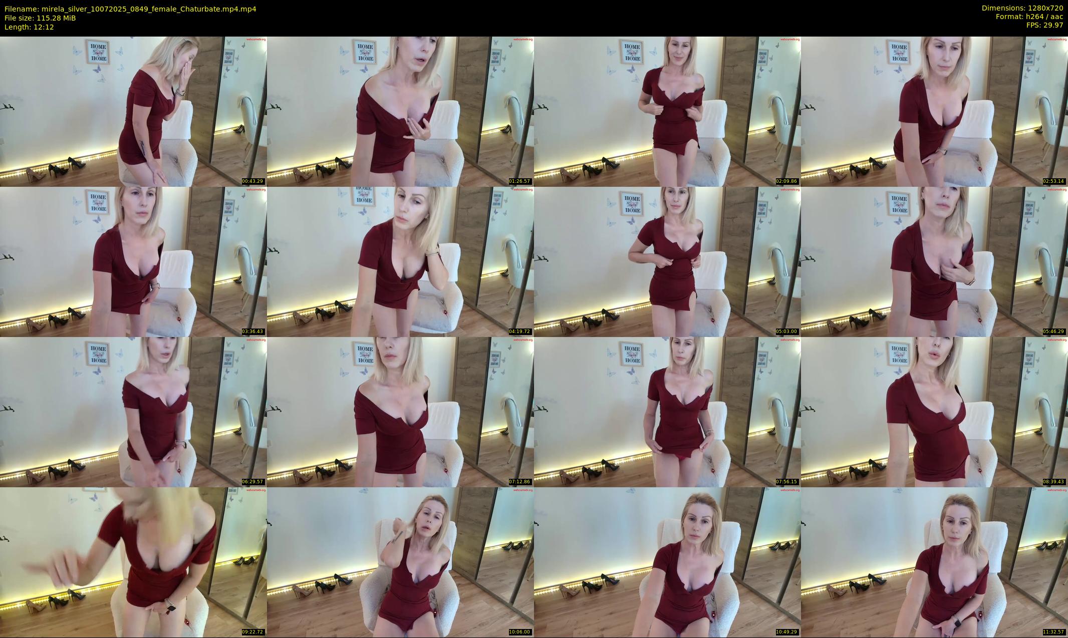 mirela_silver — 13 minute Chaturbate female cam show recording, 720p, Jul 10, 2025