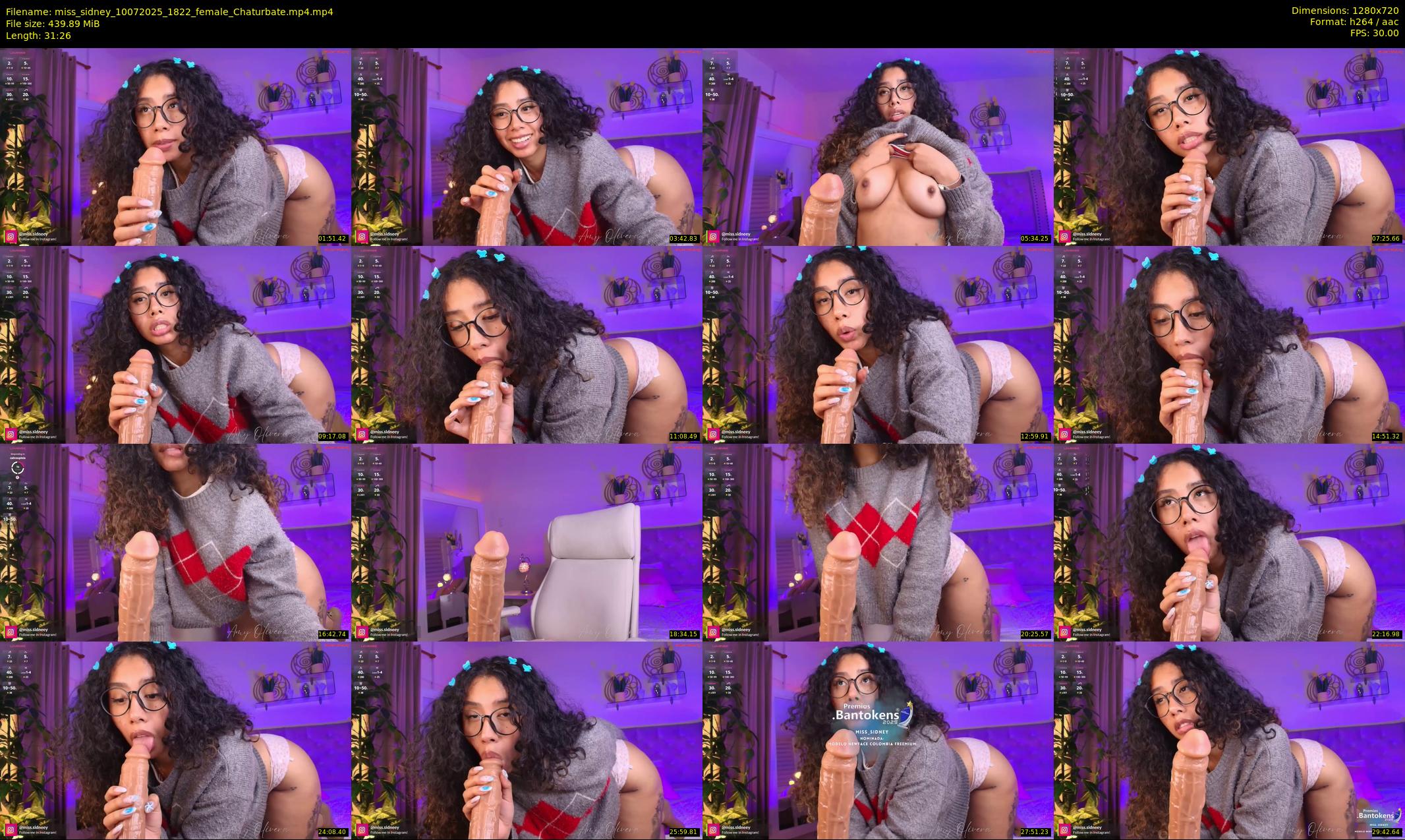 miss_sidney — 32 minute Chaturbate female cam show recording, 720p, Jul 10, 2025