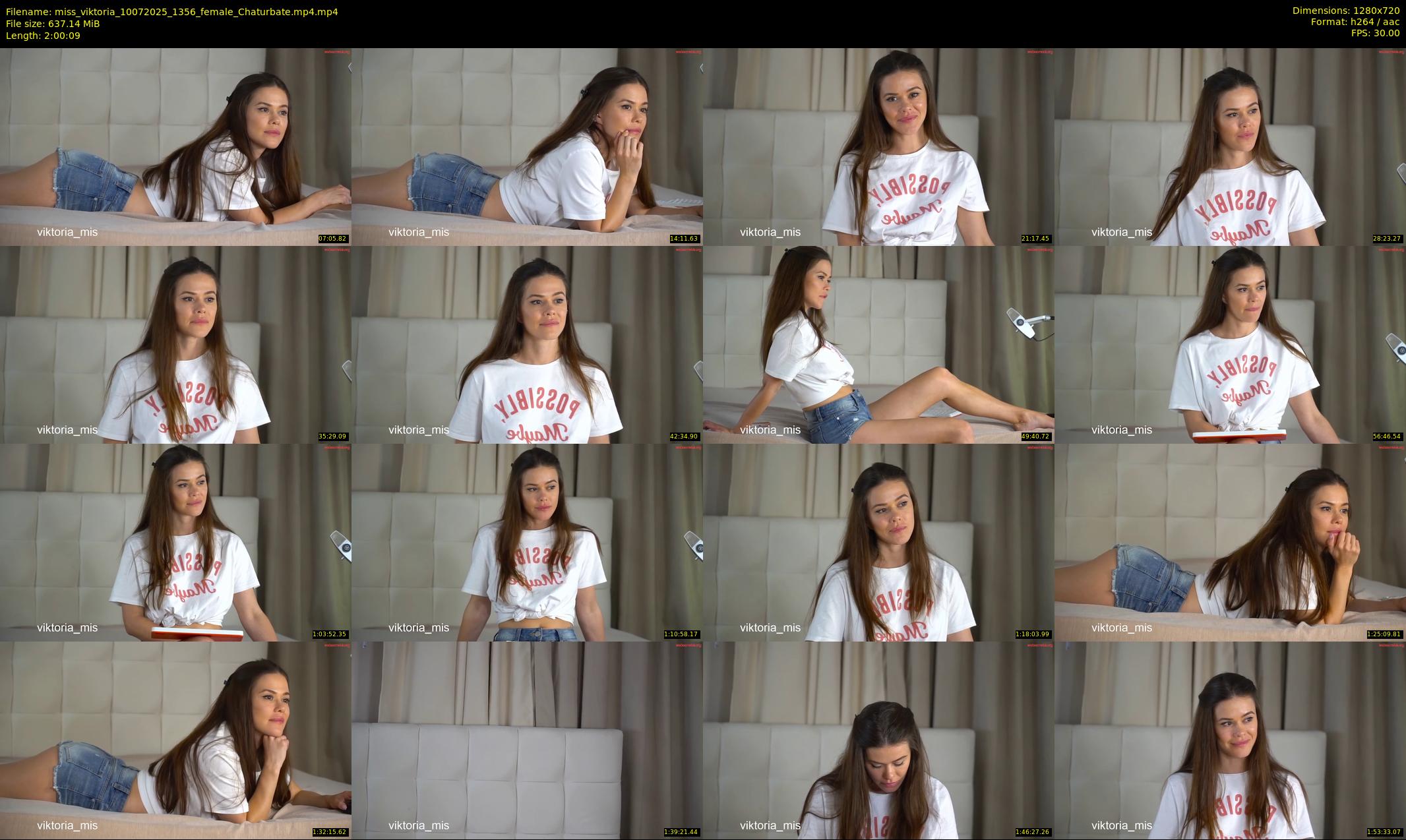 miss_viktoria — 121 minute Chaturbate female cam show recording, 720p, Jul 10, 2025