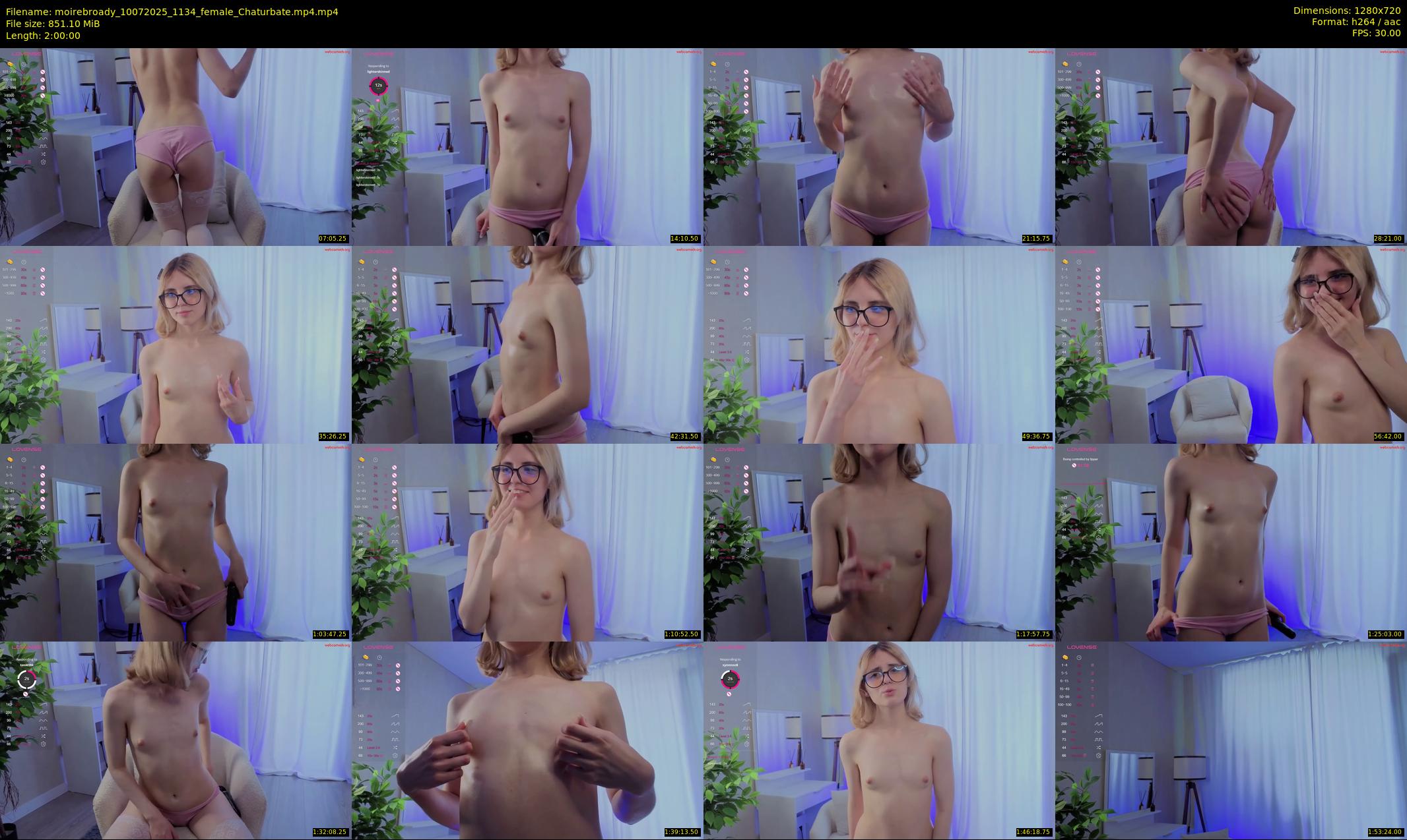moirebroady — 120 minute Chaturbate female cam show recording, 720p, Jul 10, 2025