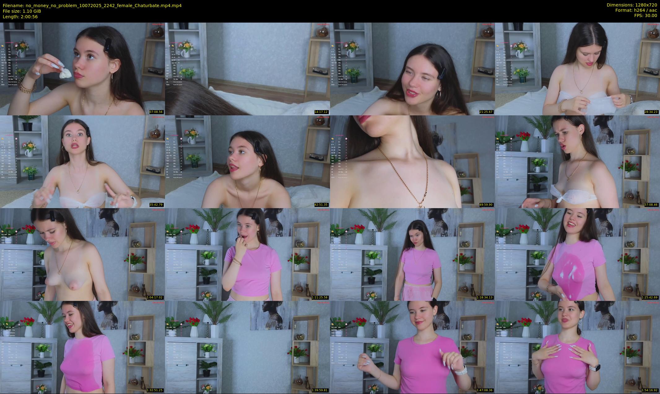 no_money_no_problem — 121 minute Chaturbate female cam show recording, 720p, Jul 10, 2025