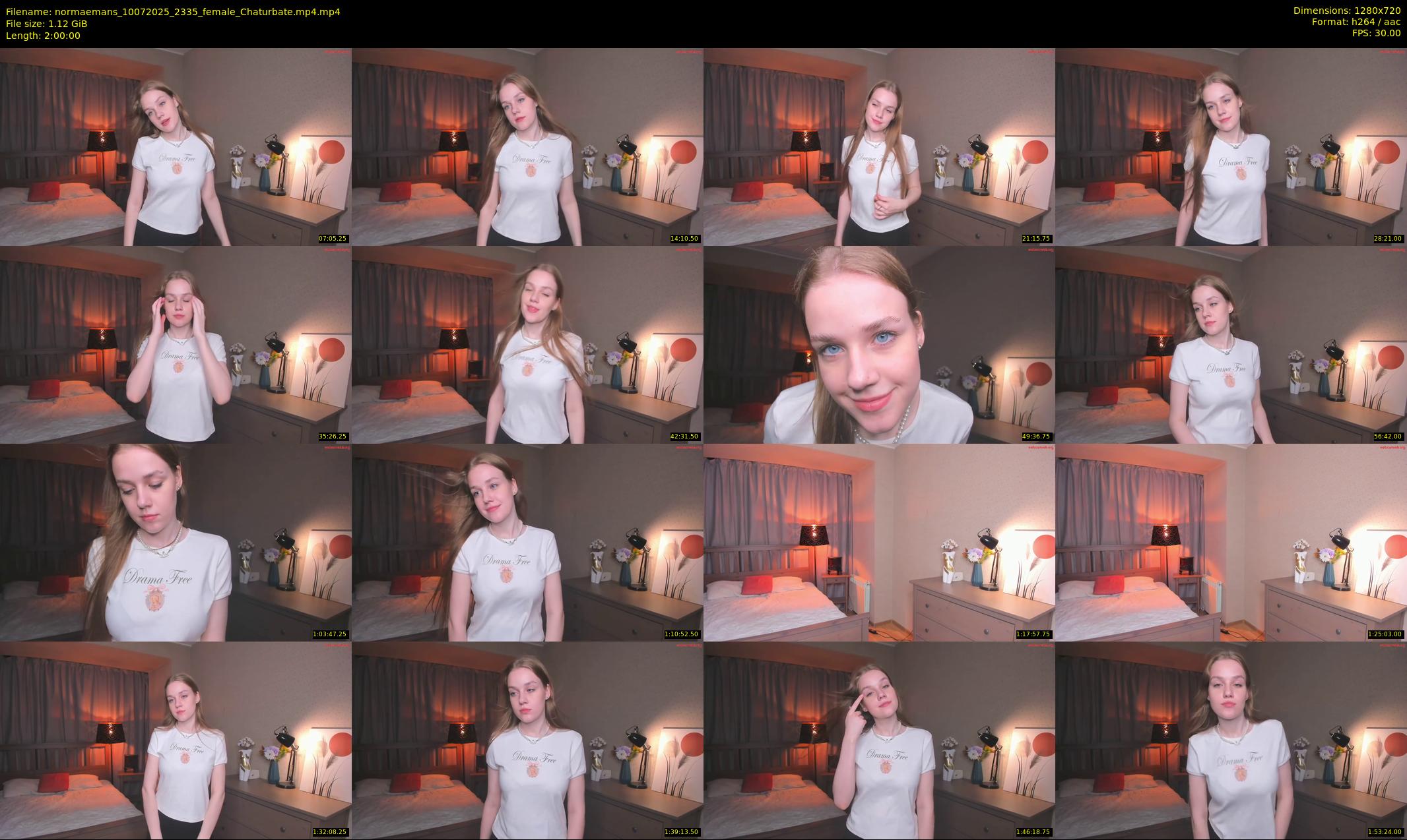 normaemans — 120 minute Chaturbate female cam show recording, 720p, Jul 10, 2025