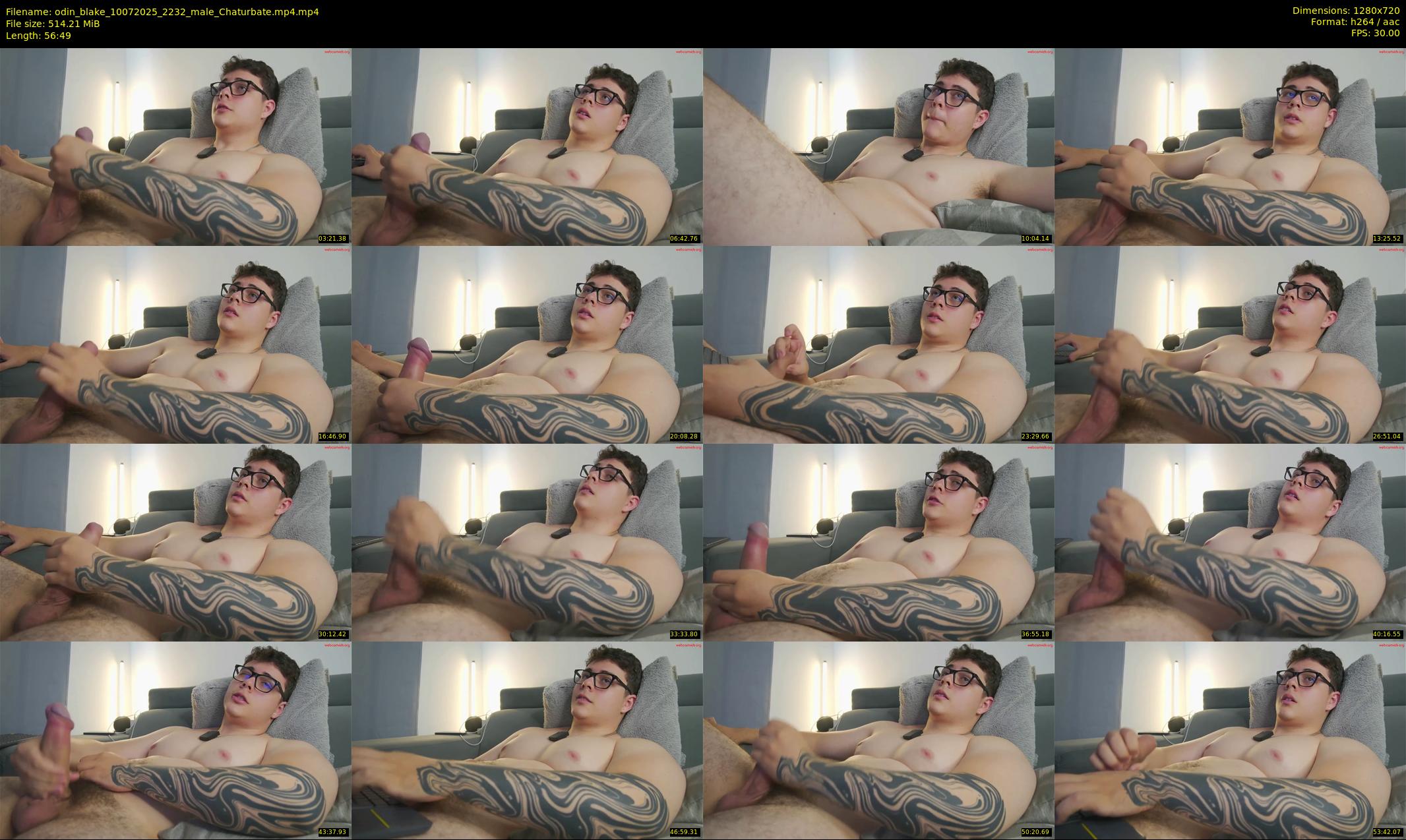 odin_blake — 57 minute Chaturbate male cam show recording, 720p, Jul 10, 2025