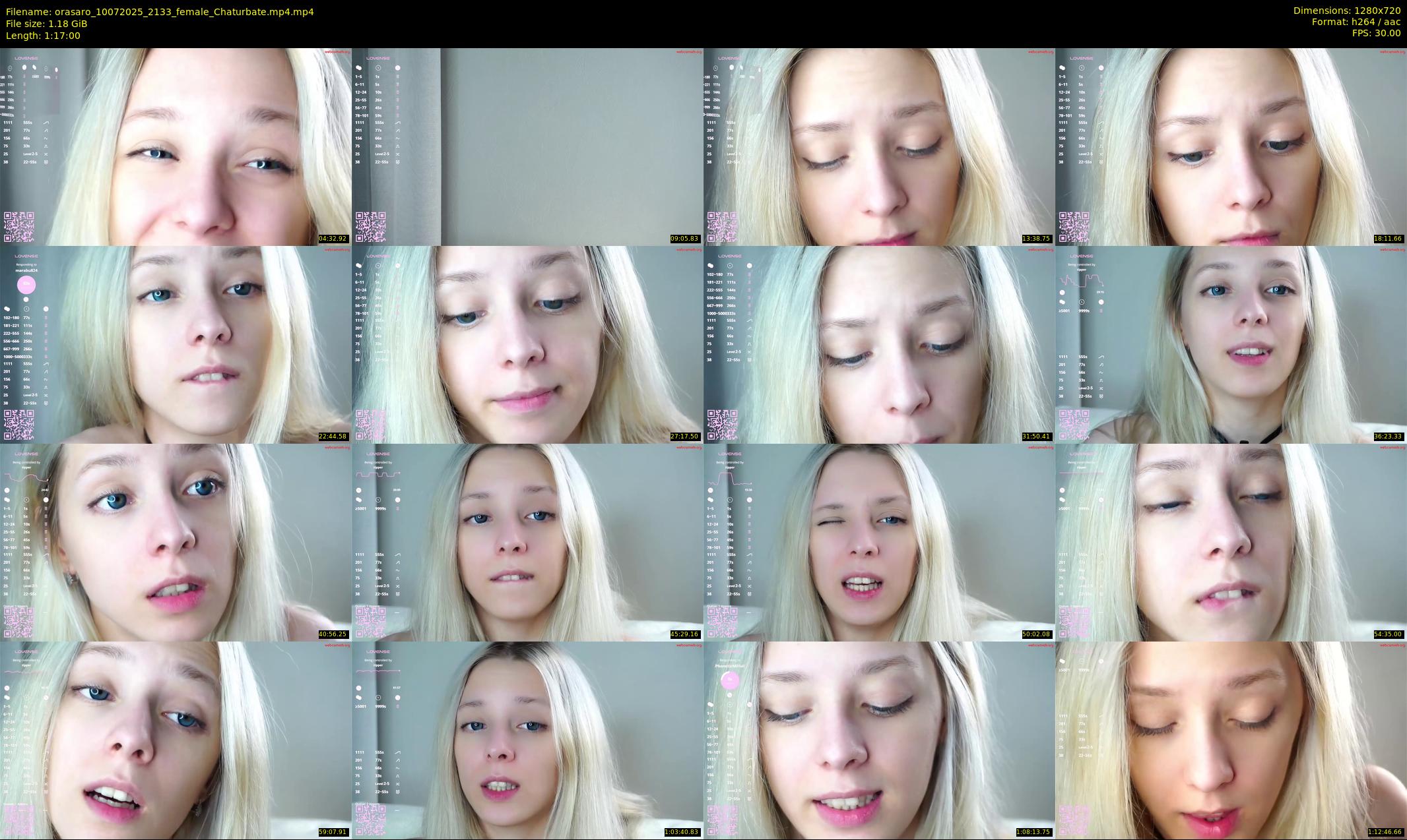 orasaro — 77 minute Chaturbate female cam show recording, 720p, Jul 10, 2025