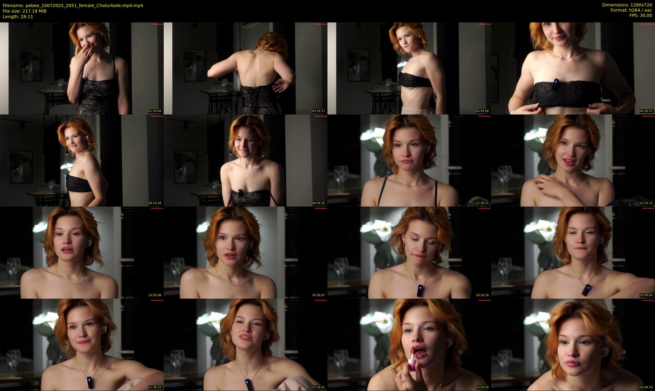 pebee — 29 minute Chaturbate female cam show recording, 720p, Jul 10, 2025