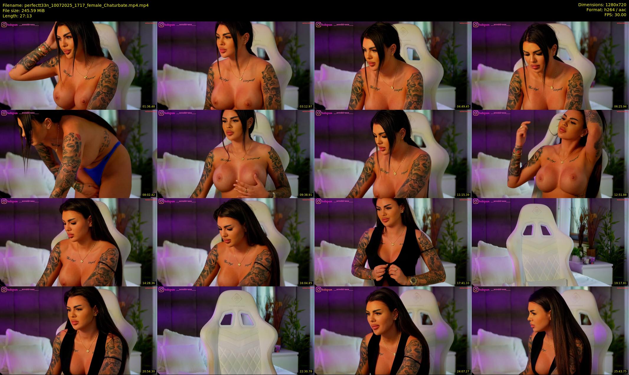 perfectt33n — 28 minute Chaturbate female cam show recording, 720p, Jul 10, 2025
