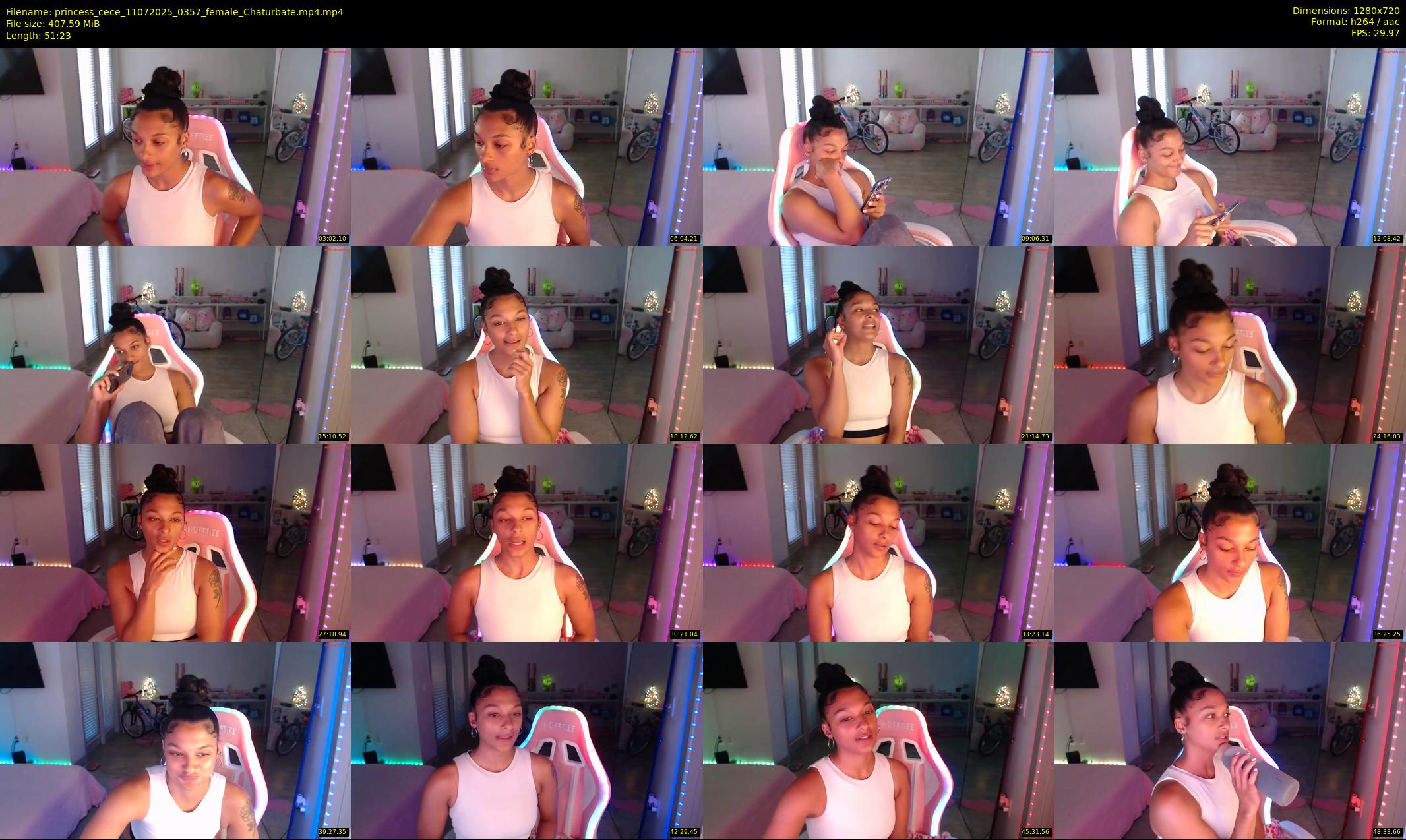 princess_cece — 52 minute Chaturbate female cam show recording, 720p, Jul 11, 2025