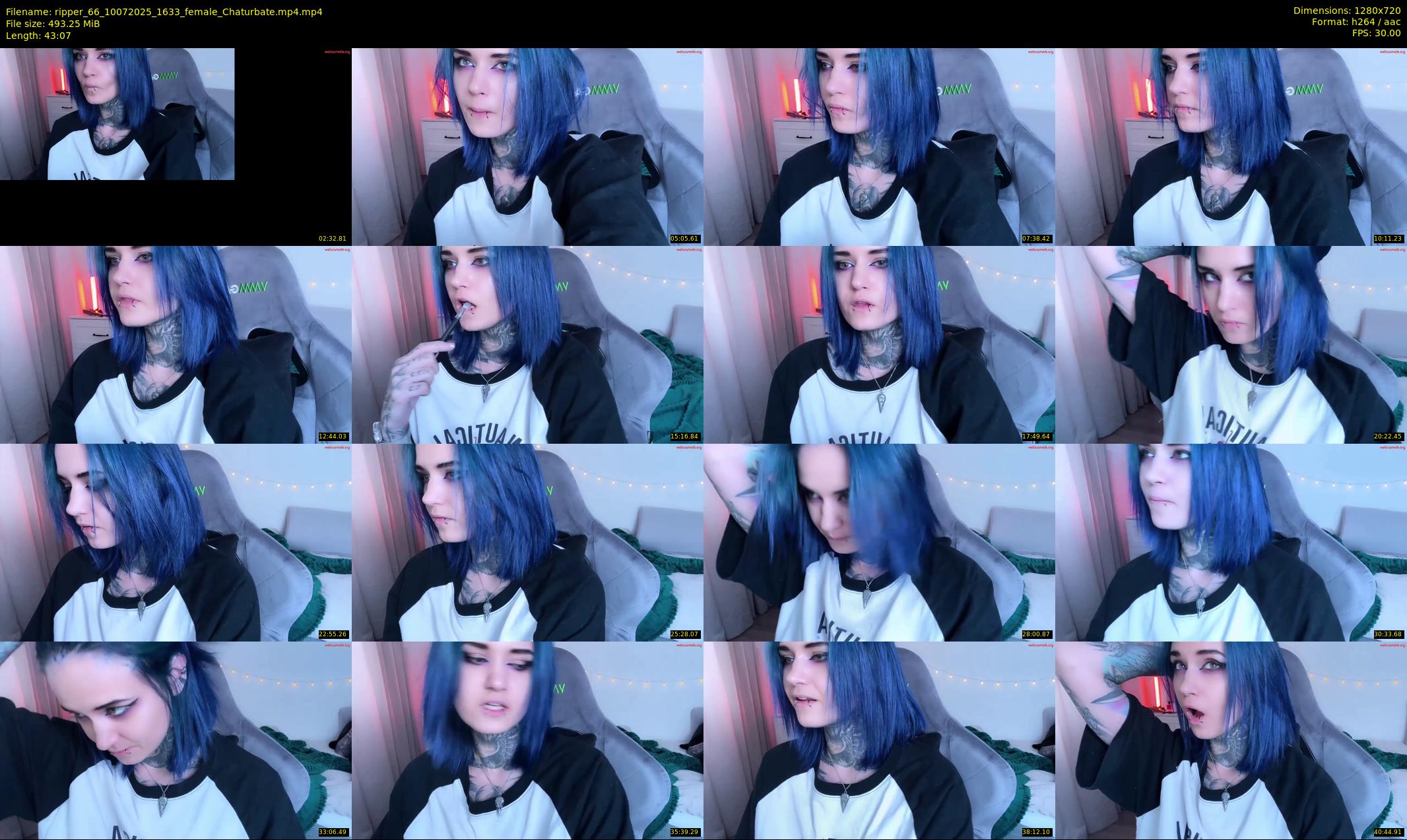 ripper_66 — 44 minute Chaturbate female cam show recording, 720p, Jul 10, 2025