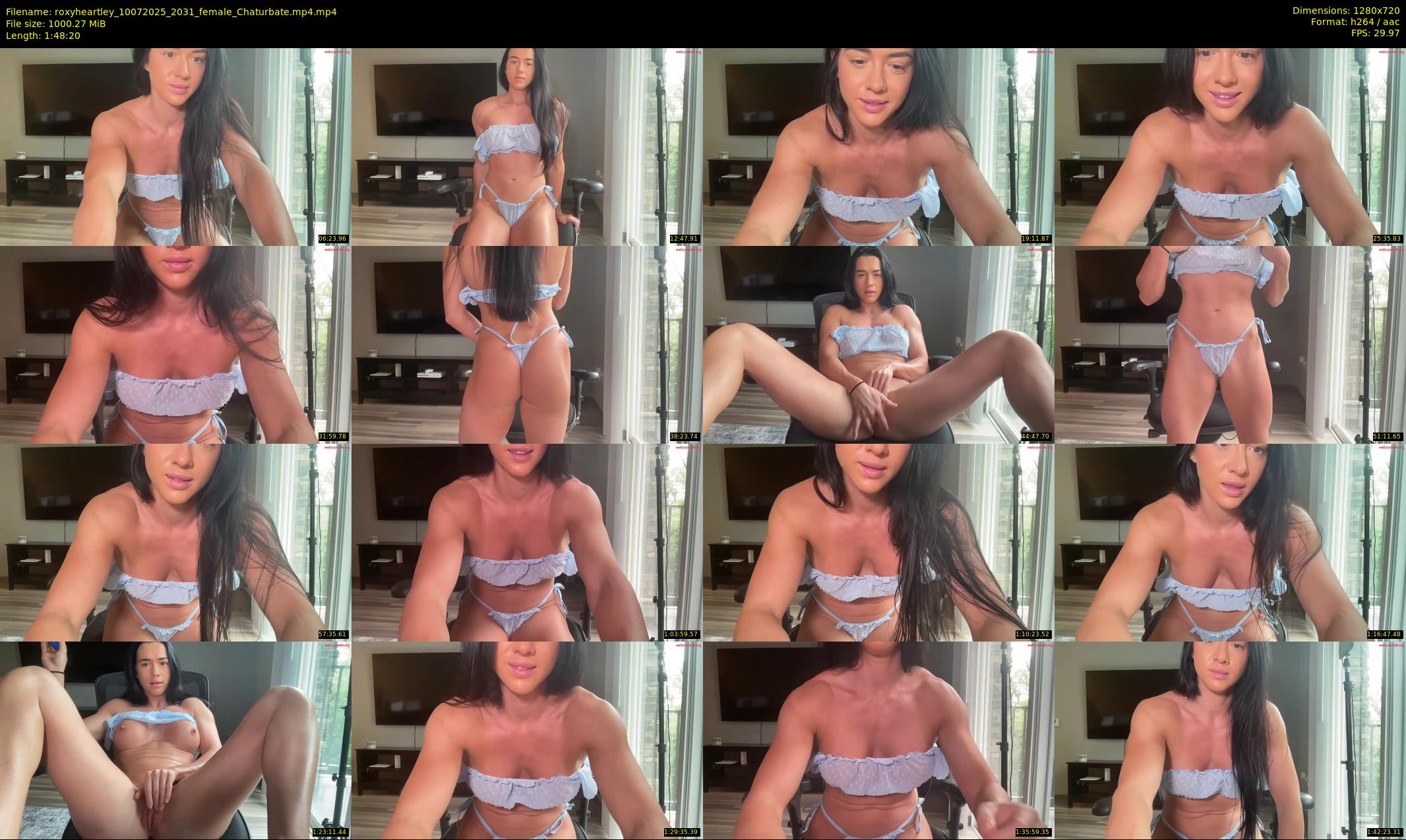 roxyheartley — 109 minute Chaturbate female cam show recording, 720p, Jul 10, 2025