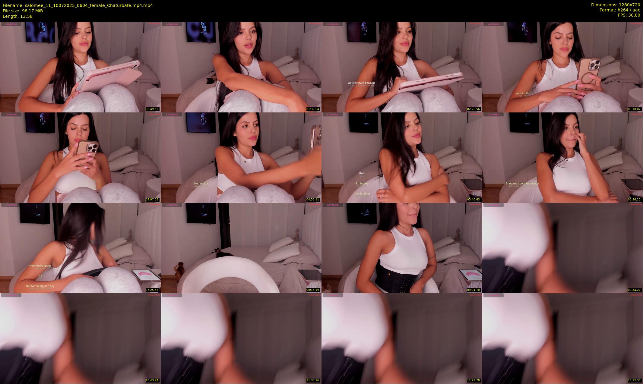 salomee_11 — 14 minute Chaturbate female cam show recording, 720p, Jul 10, 2025
