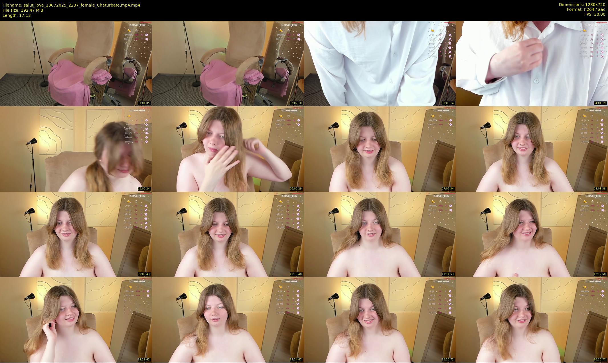 salut_love — 18 minute Chaturbate female cam show recording, 720p, Jul 10, 2025