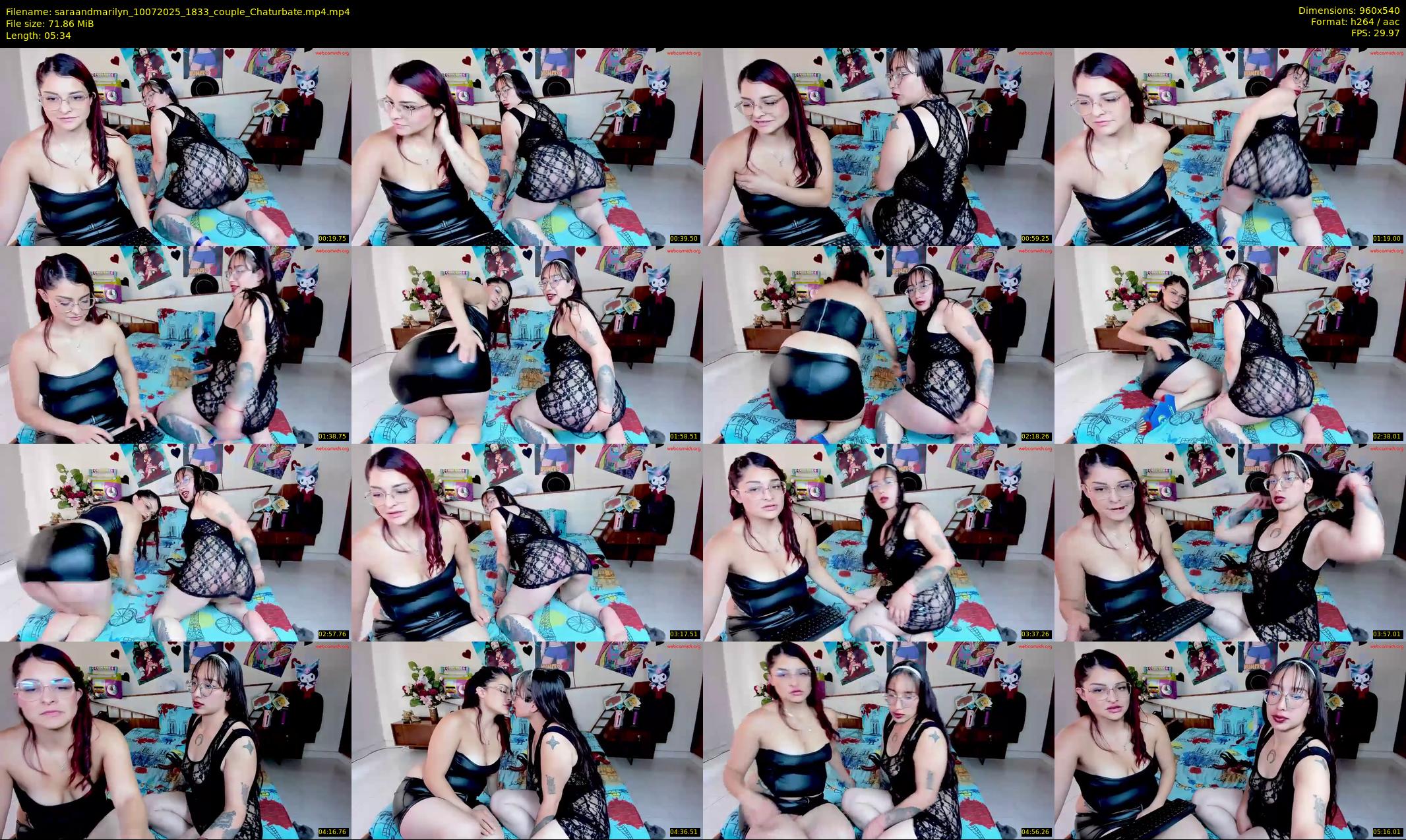 saraandmarilyn — 6 minute Chaturbate couple cam show recording, 480p, Jul 10, 2025