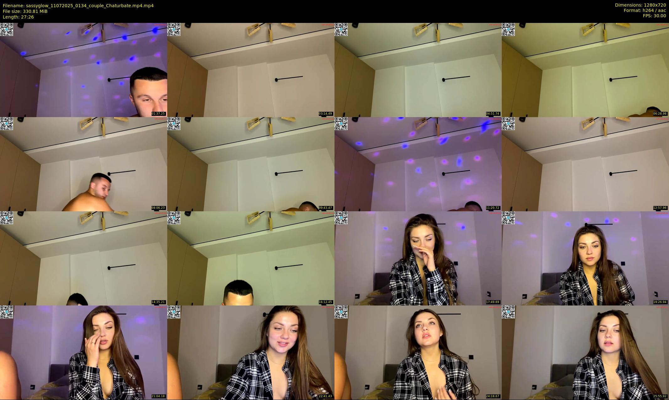 sassyglow — 28 minute Chaturbate couple cam show recording, 720p, Jul 11, 2025