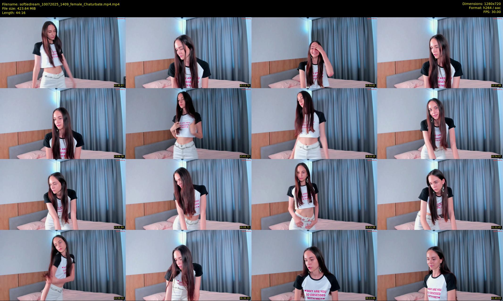 softiedream — 45 minute Chaturbate female cam show recording, 720p, Jul 10, 2025