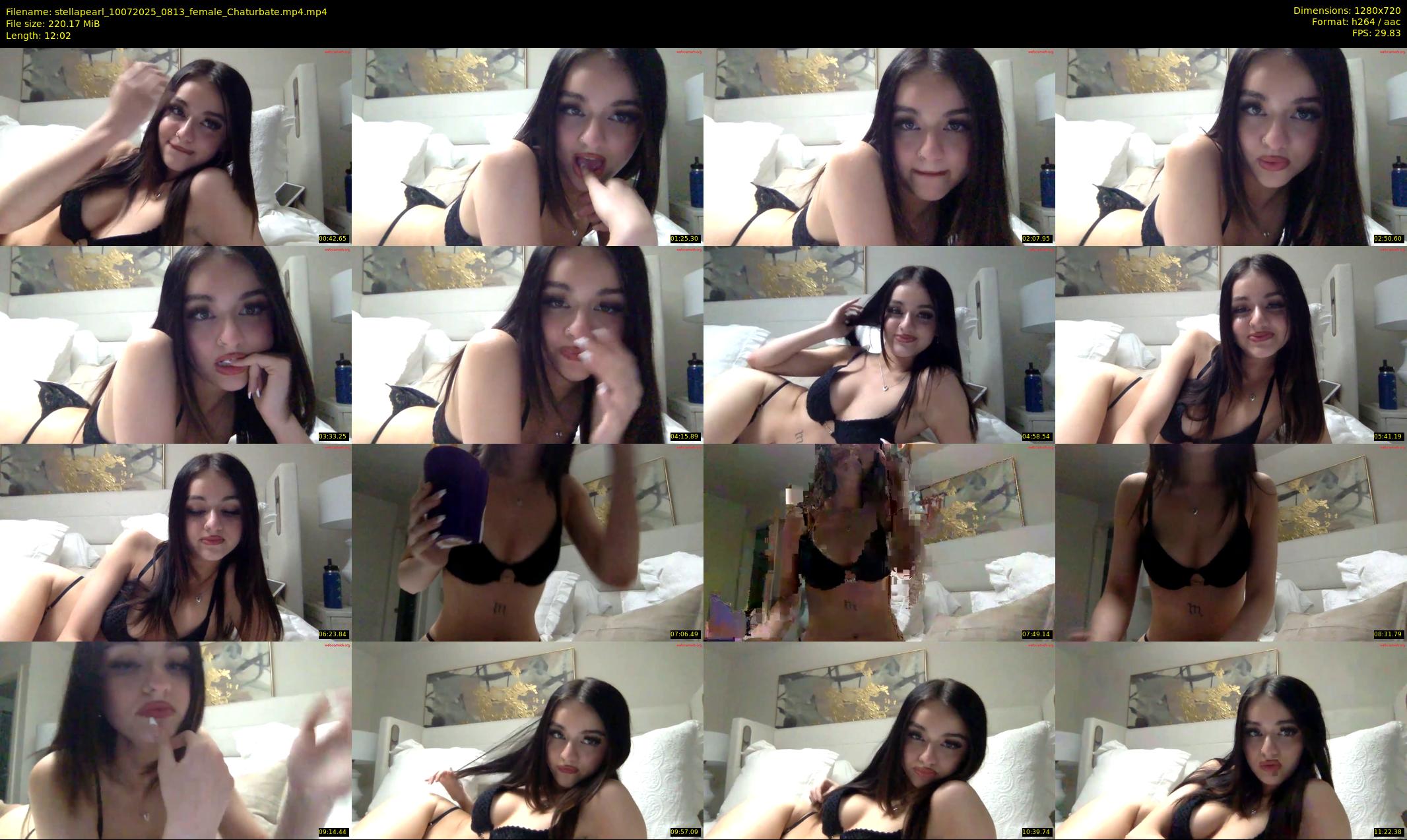 stellapearl — 13 minute Chaturbate female cam show recording, 720p, Jul 10, 2025