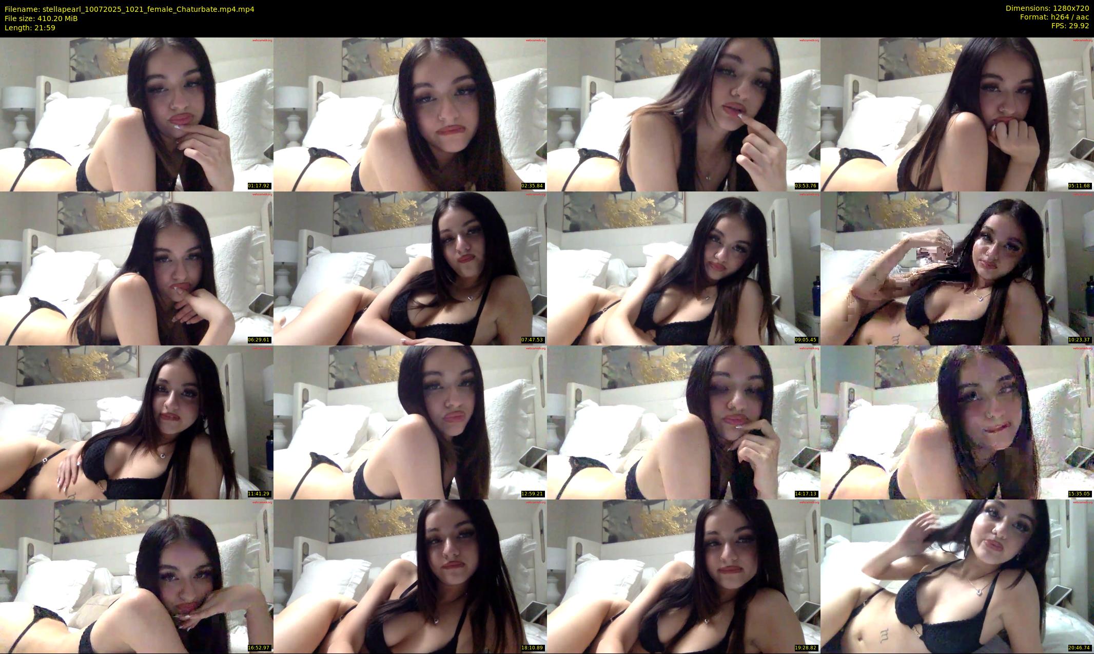 stellapearl — 22 minute Chaturbate female cam show recording, 720p, Jul 10, 2025