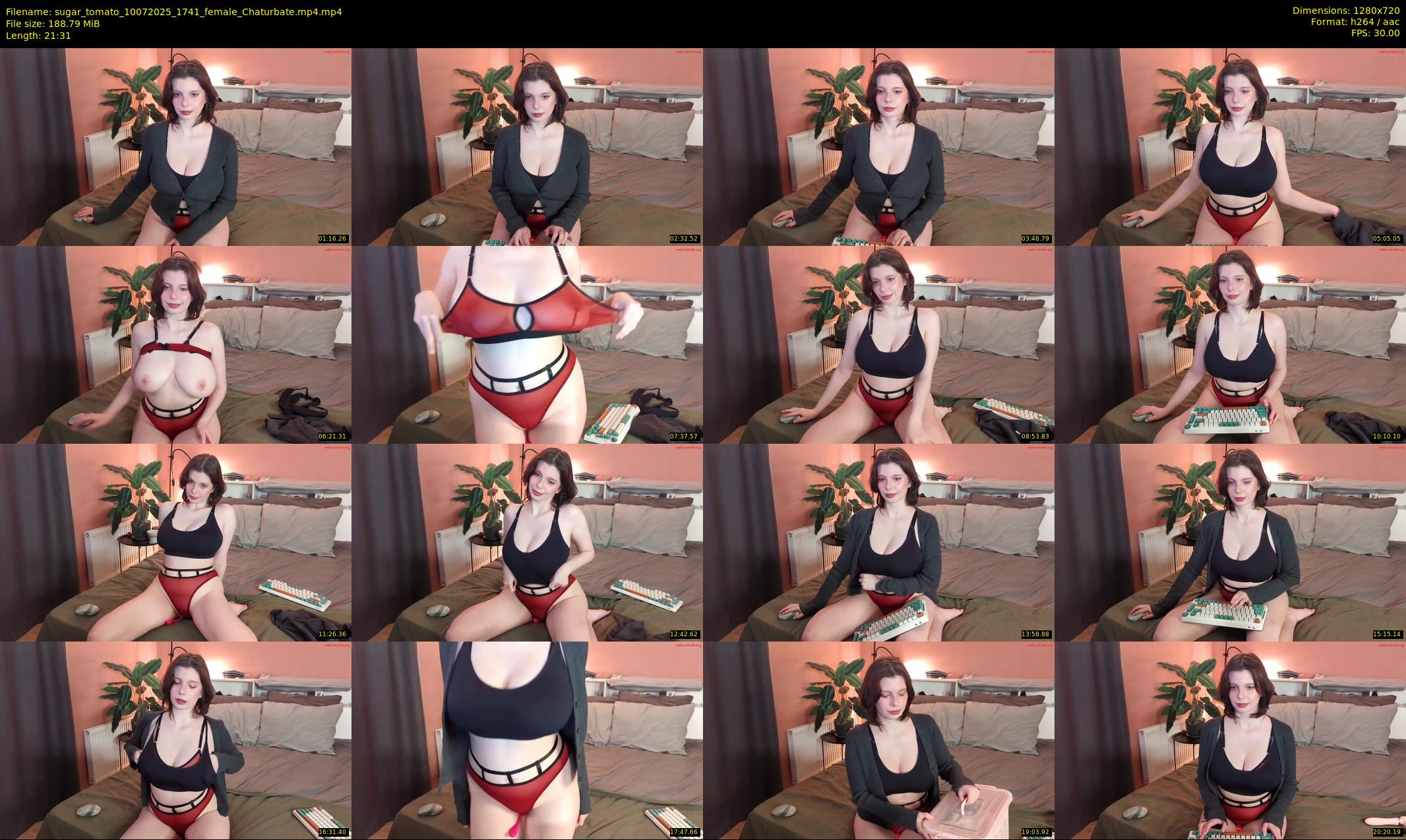 sugar_tomato — 22 minute Chaturbate female cam show recording, 720p, Jul 10, 2025