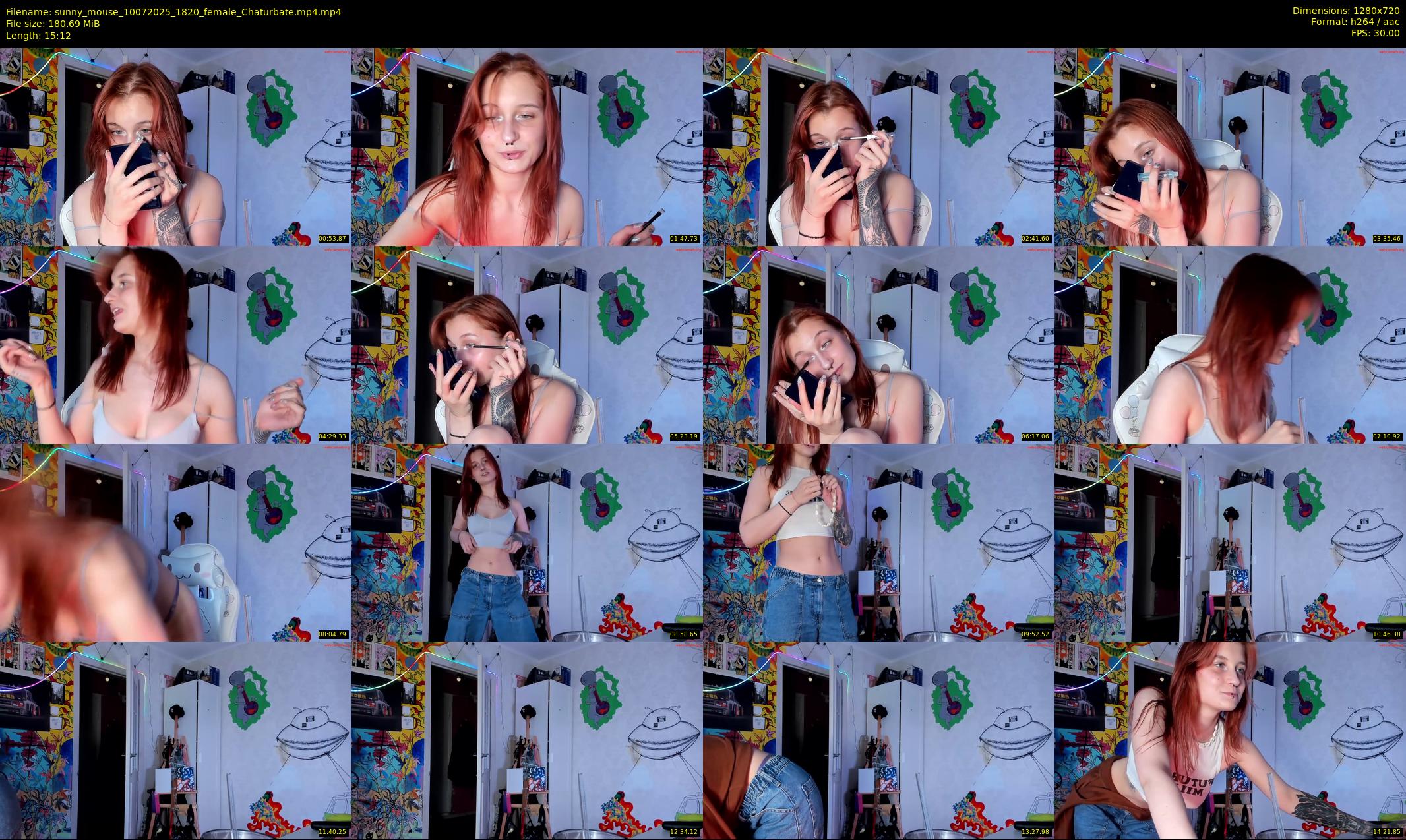 sunny_mouse — 16 minute Chaturbate female cam show recording, 720p, Jul 10, 2025