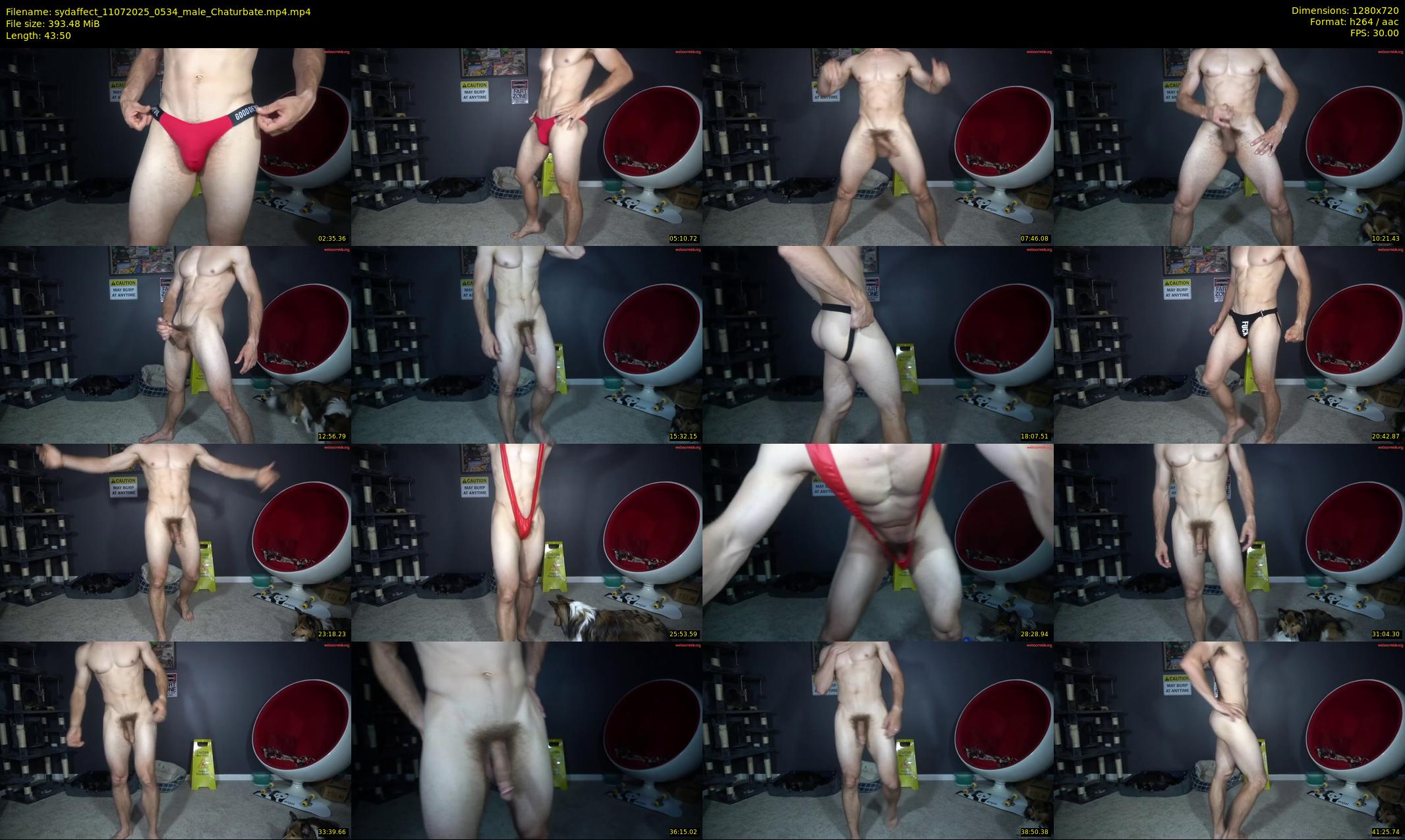 sydaffect — 44 minute Chaturbate male cam show recording, 720p, Jul 11, 2025