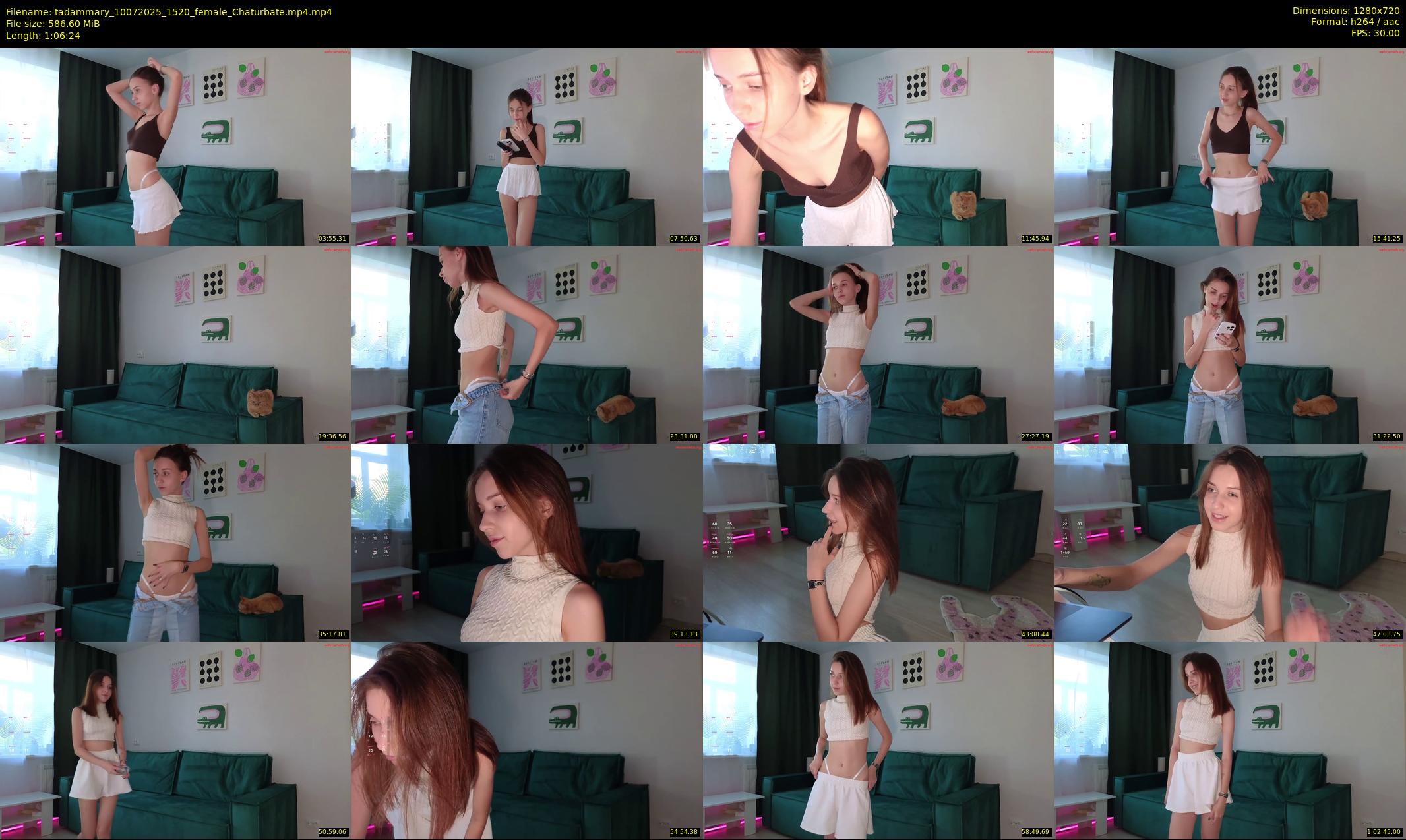 tadammary — 67 minute Chaturbate female cam show recording, 720p, Jul 10, 2025